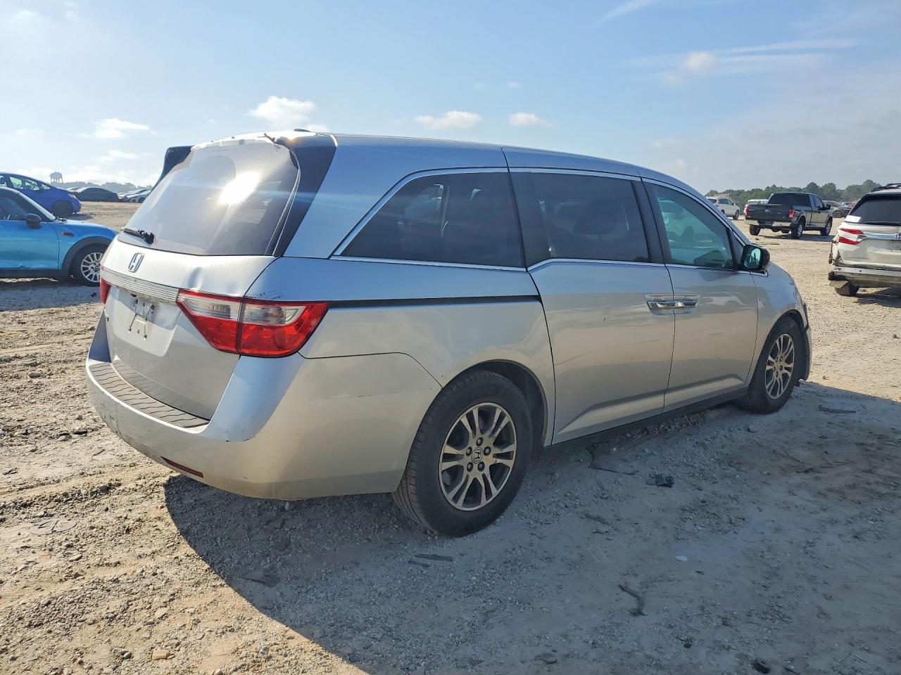 2012 Honda Odyssey Exl Silver vin: 5FNRL5H62CB101955