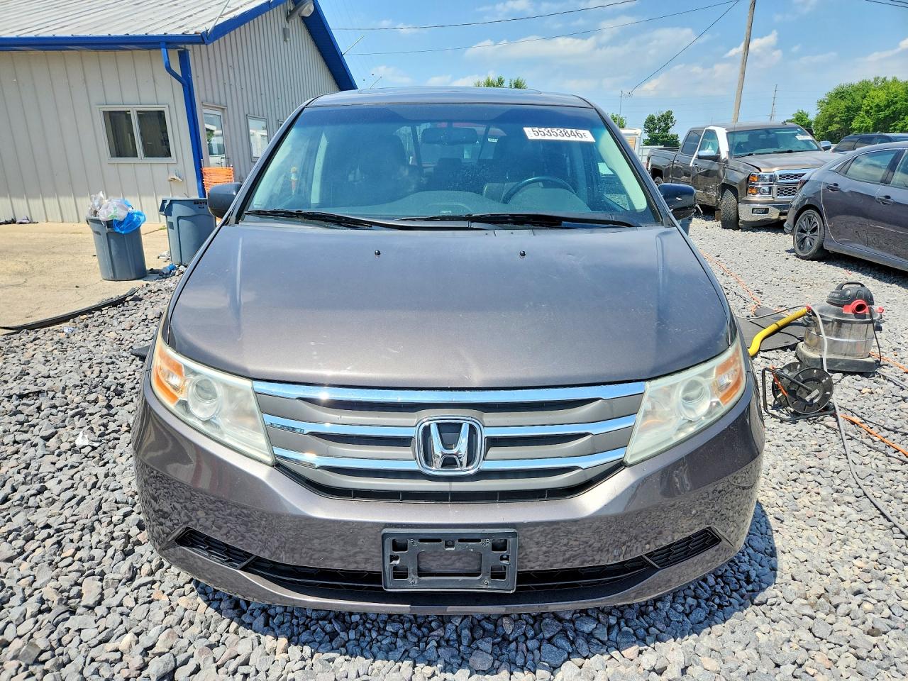 2012 Honda Odyssey Exl Gray vin: 5FNRL5H62CB104399