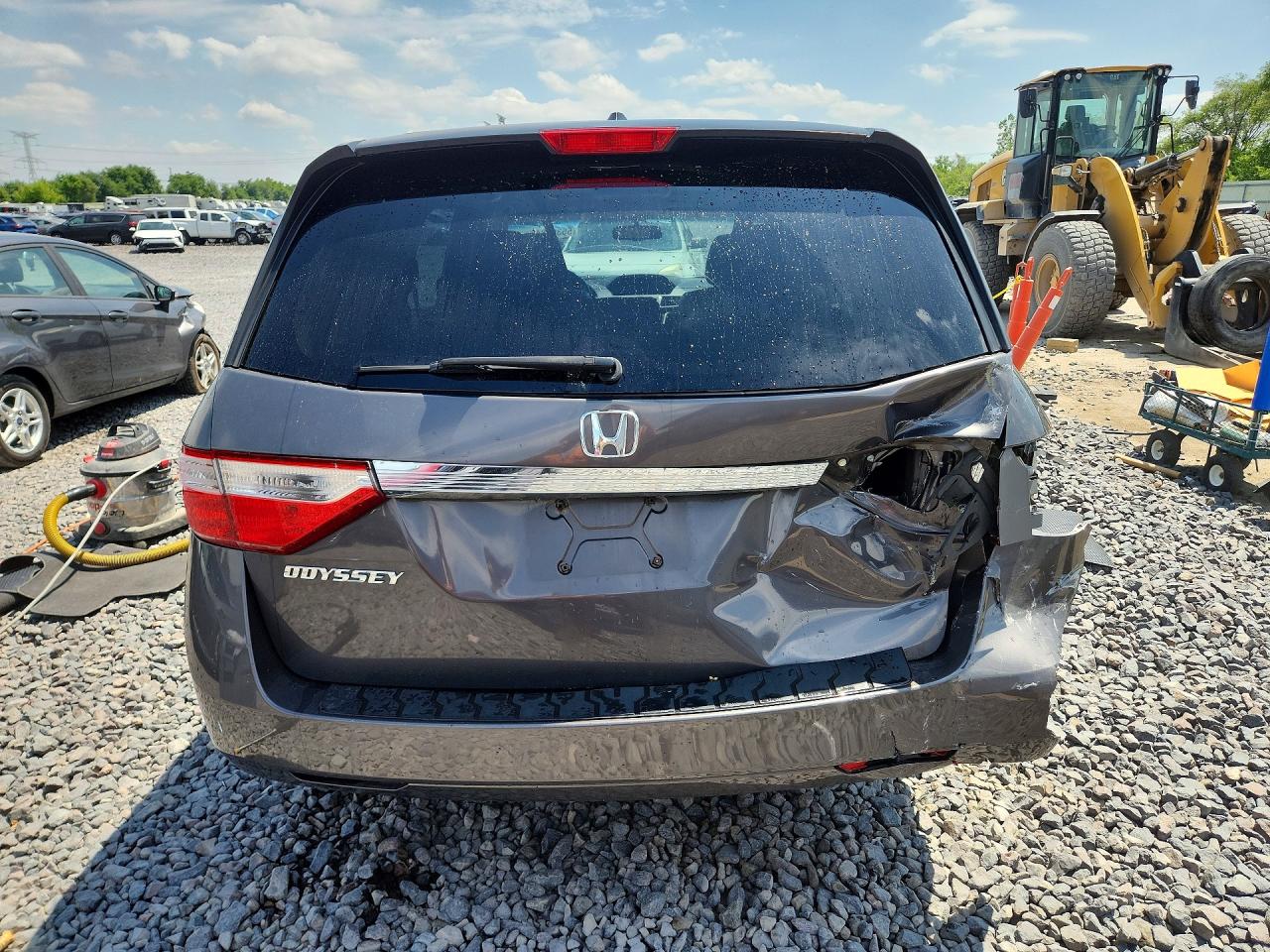 2012 Honda Odyssey Exl Gray vin: 5FNRL5H62CB104399