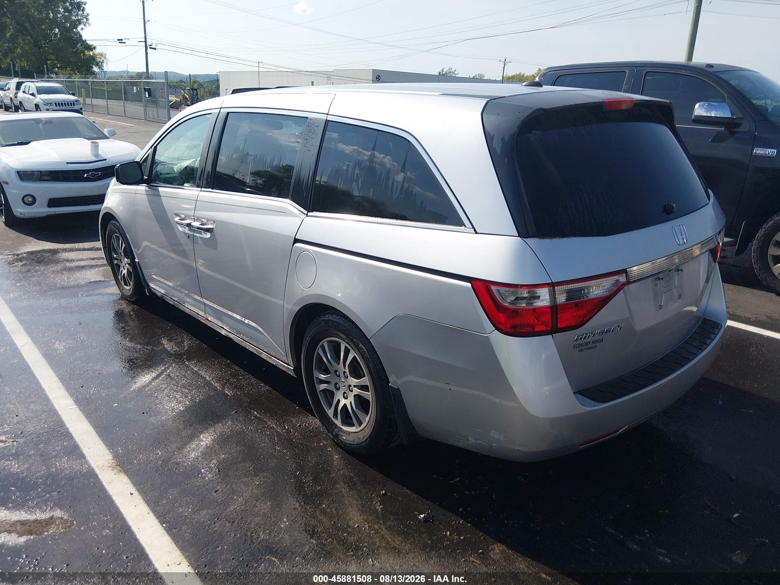 2012 Honda Odyssey Ex-l Silver vin: 5FNRL5H62CB117900