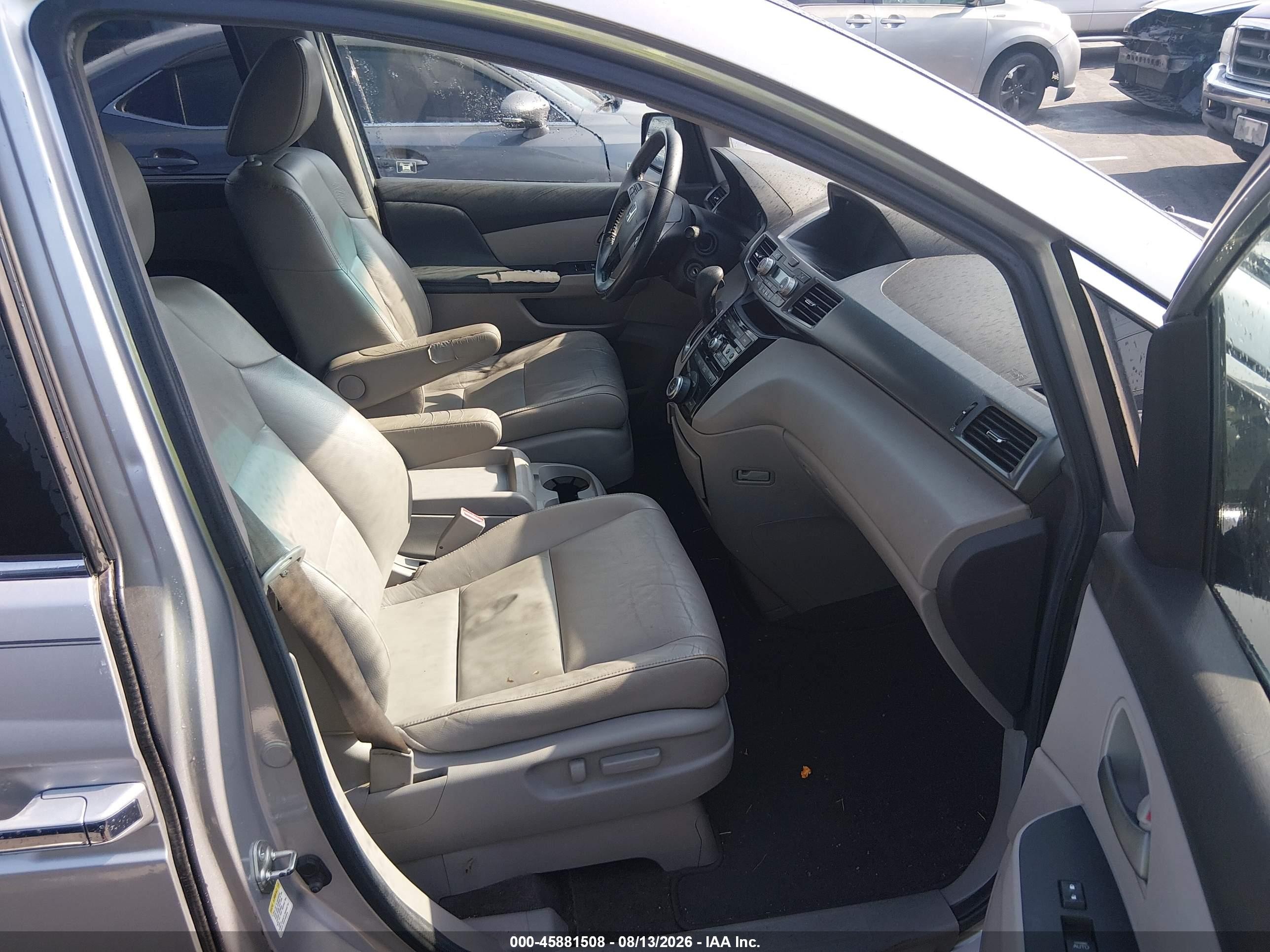 2012 Honda Odyssey Ex-l Silver vin: 5FNRL5H62CB117900