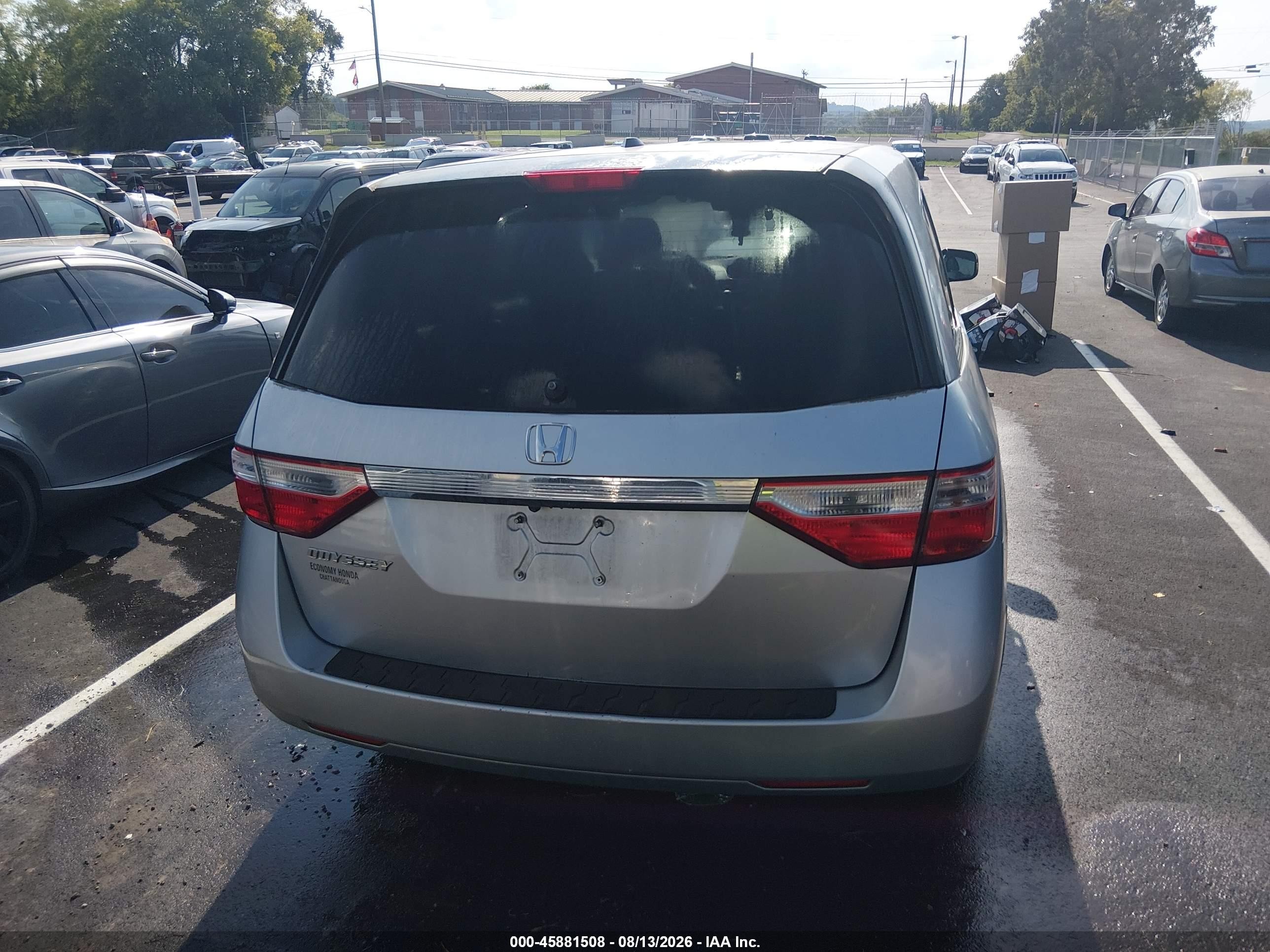 2012 Honda Odyssey Ex-l Silver vin: 5FNRL5H62CB117900