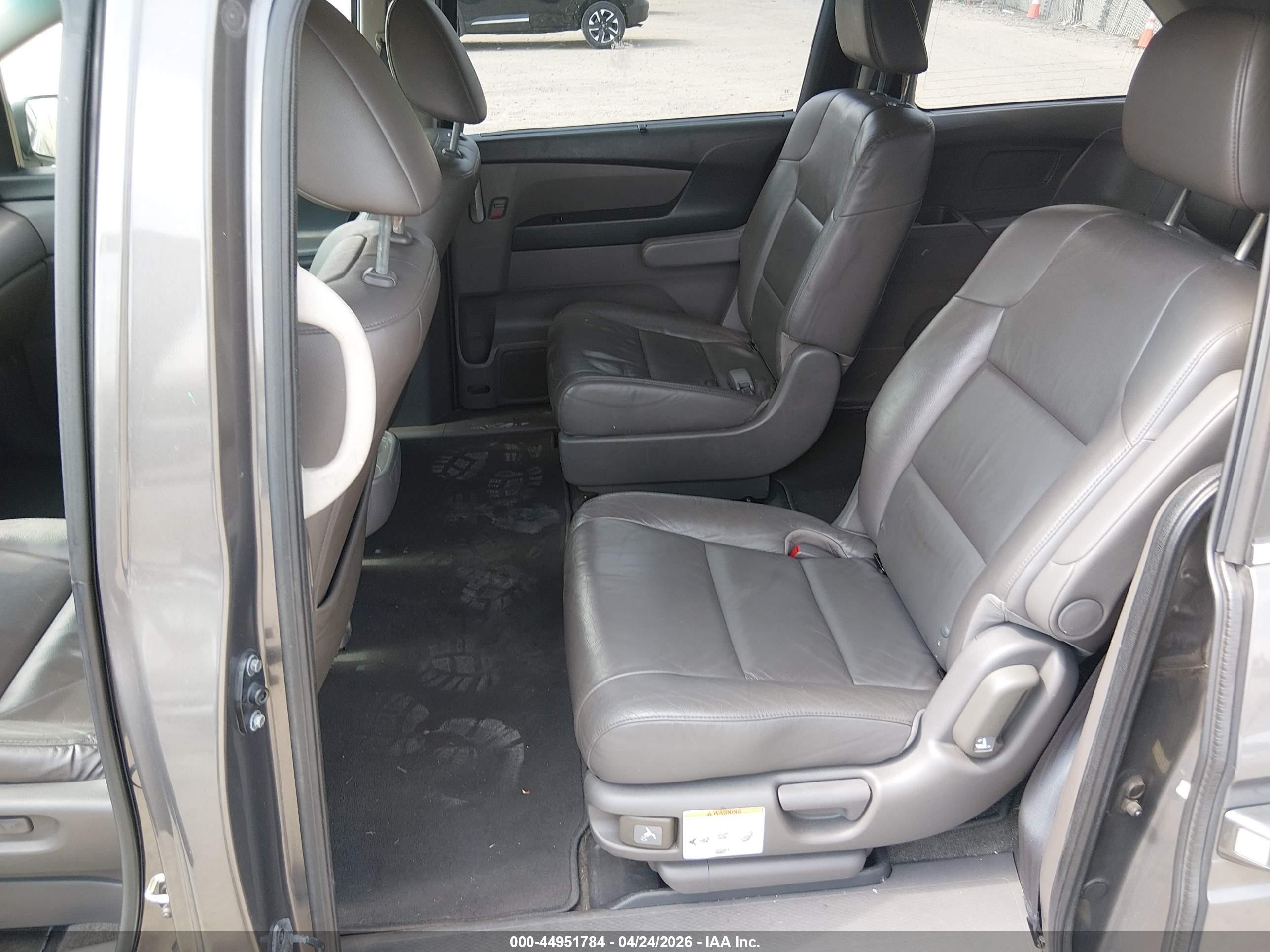 2012 Honda Odyssey Ex-l Gray vin: 5FNRL5H62CB126855