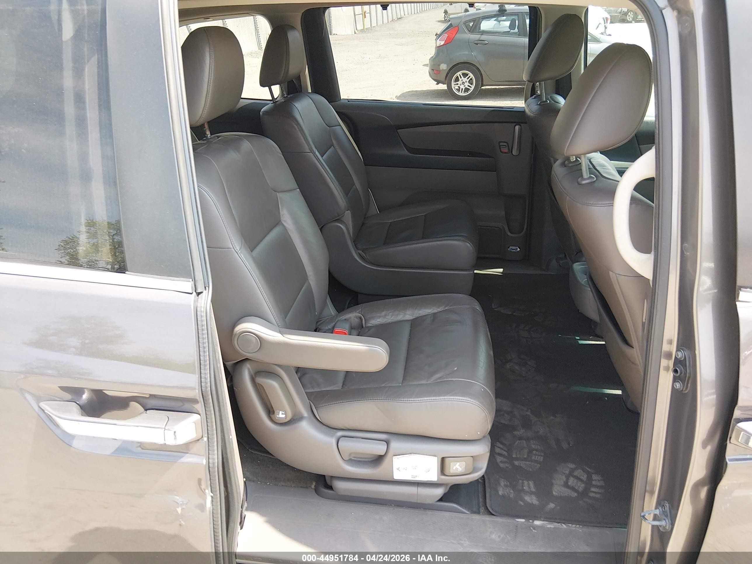 2012 Honda Odyssey Ex-l Gray vin: 5FNRL5H62CB126855