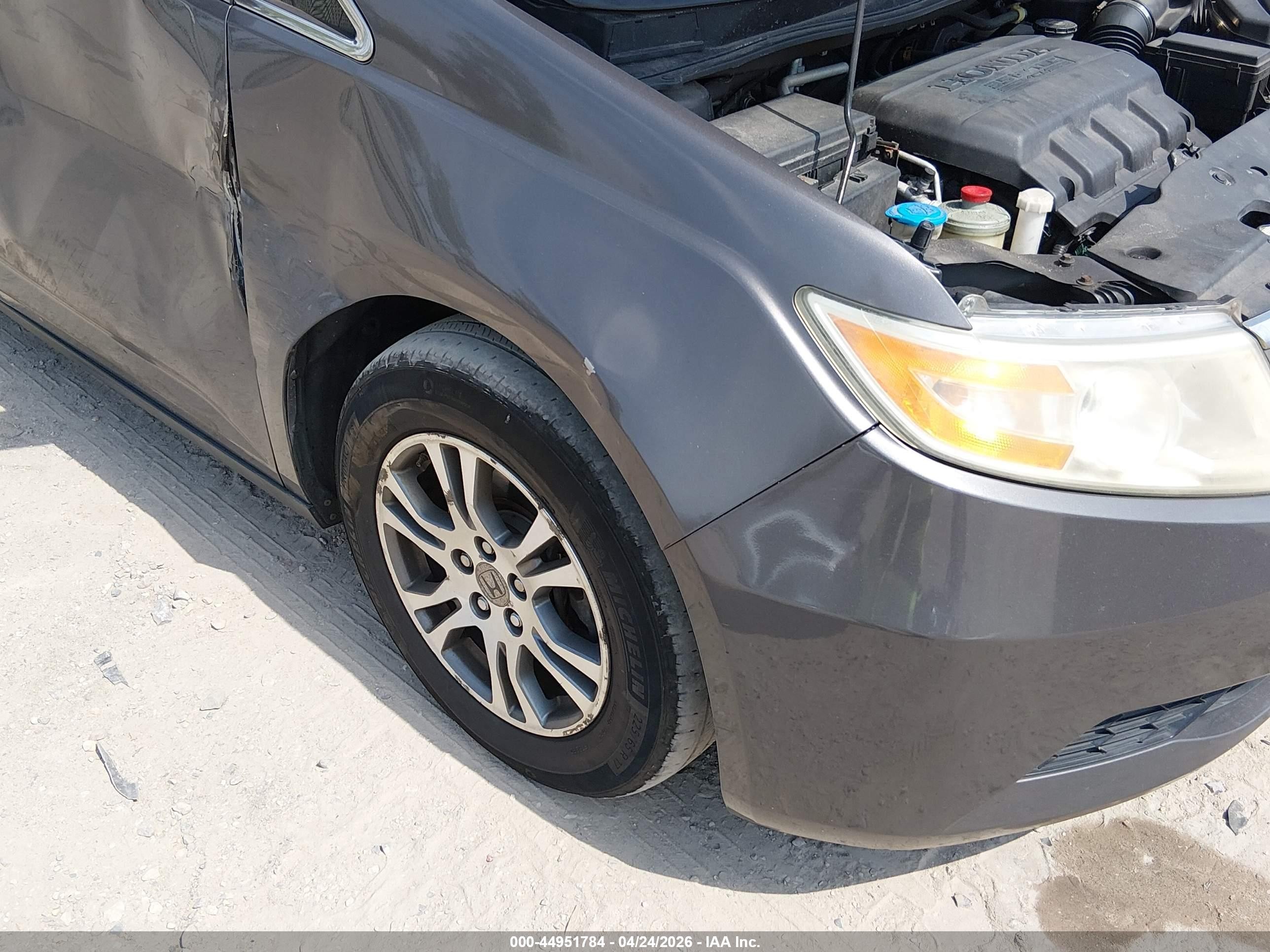 2012 Honda Odyssey Ex-l Gray vin: 5FNRL5H62CB126855