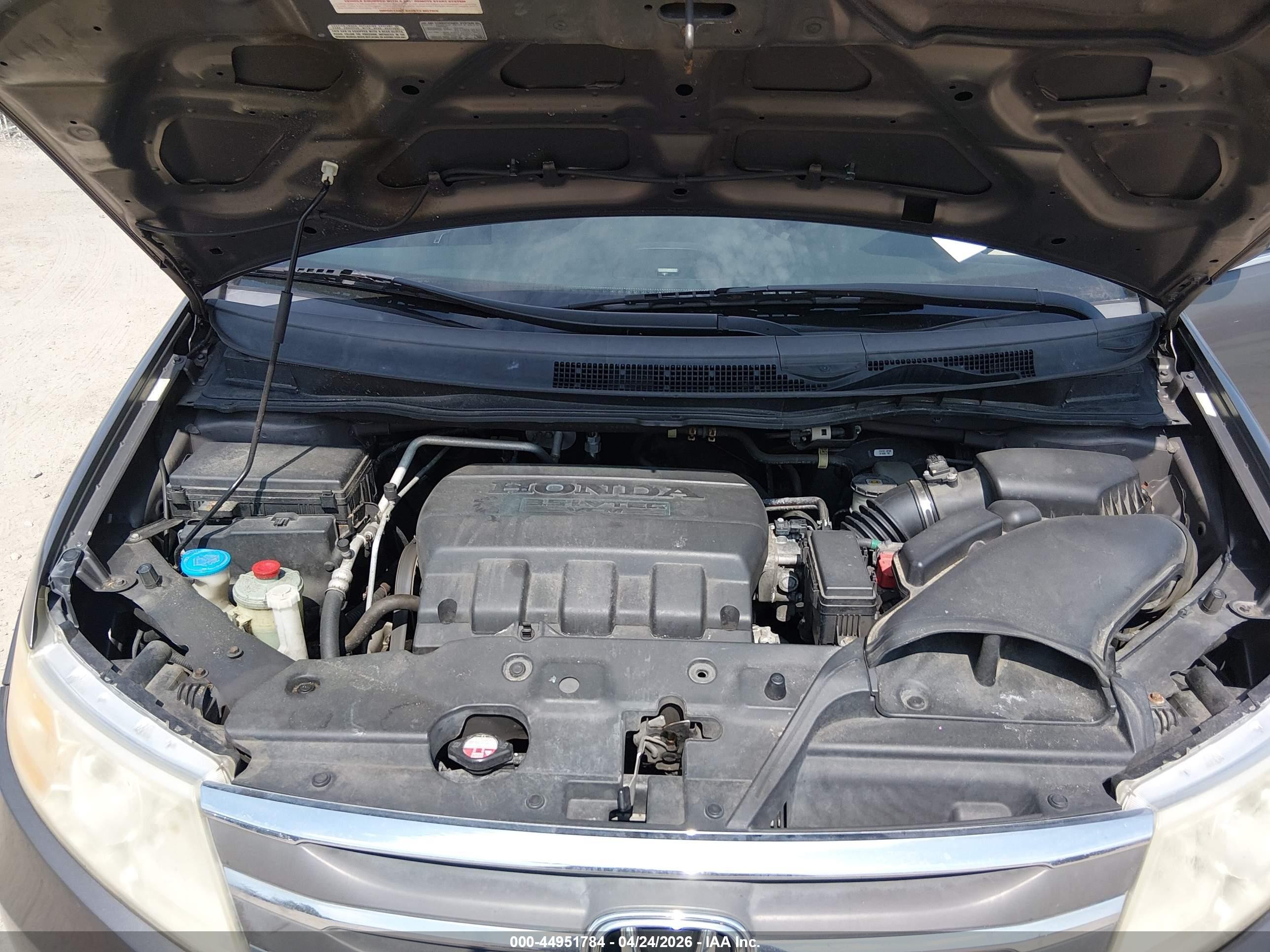 2012 Honda Odyssey Ex-l Gray vin: 5FNRL5H62CB126855