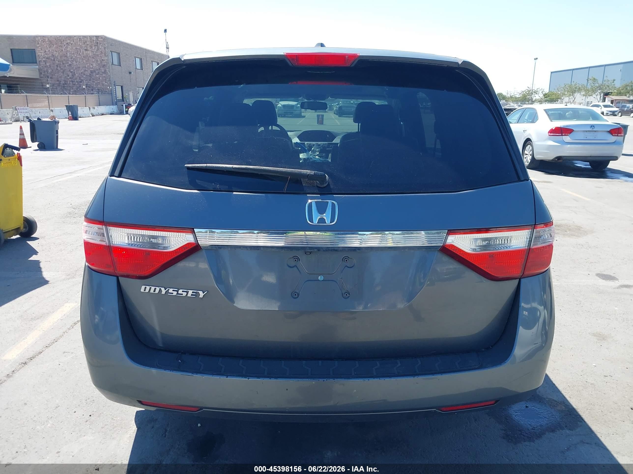 2012 Honda Odyssey Ex-l Gray vin: 5FNRL5H62CB128590