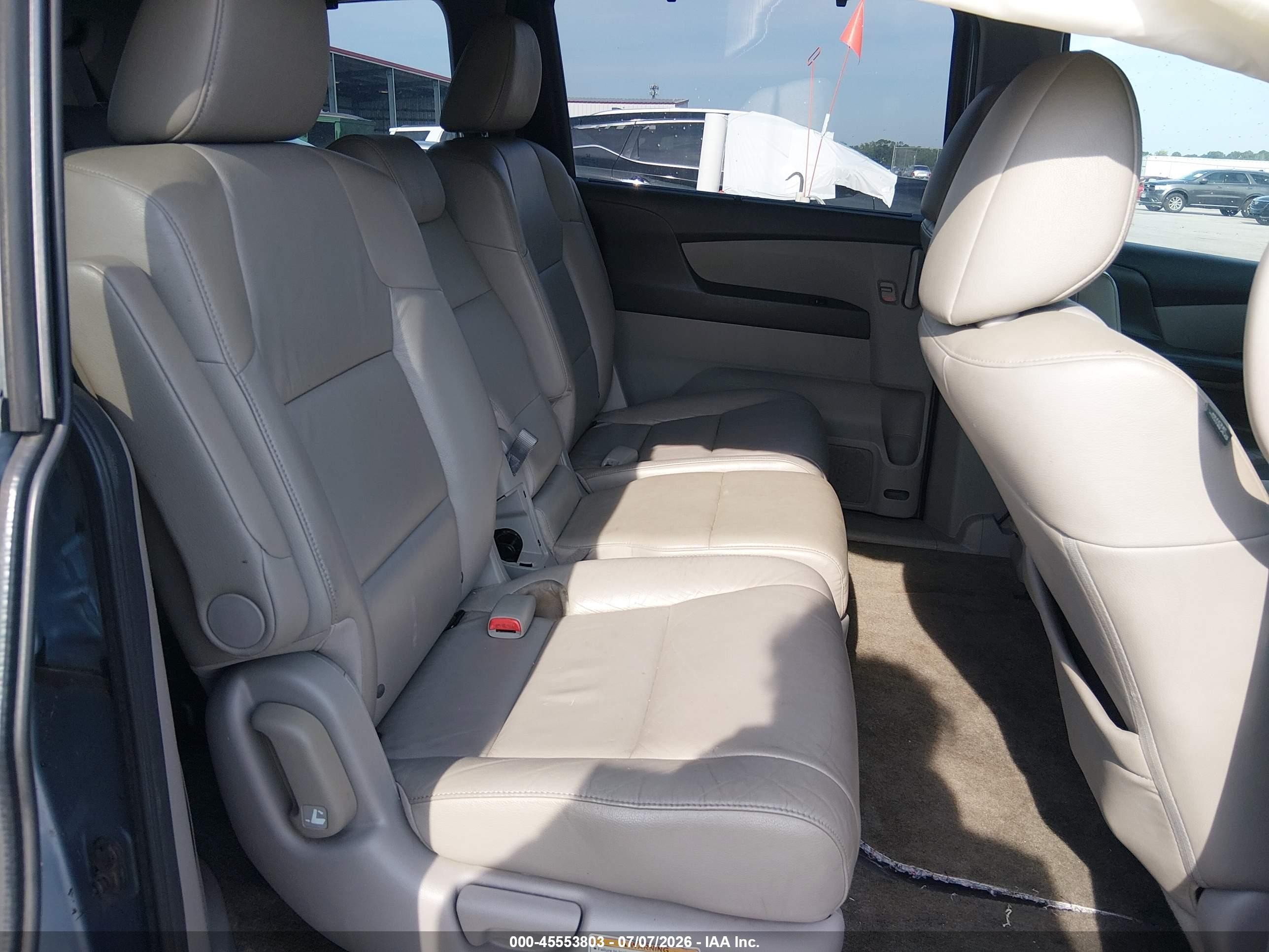 2012 Honda Odyssey Ex-l Light Blue vin: 5FNRL5H62CB129934