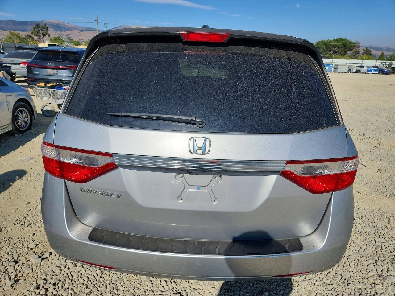 2012 Honda Odyssey Exl Silver vin: 5FNRL5H62CB130484