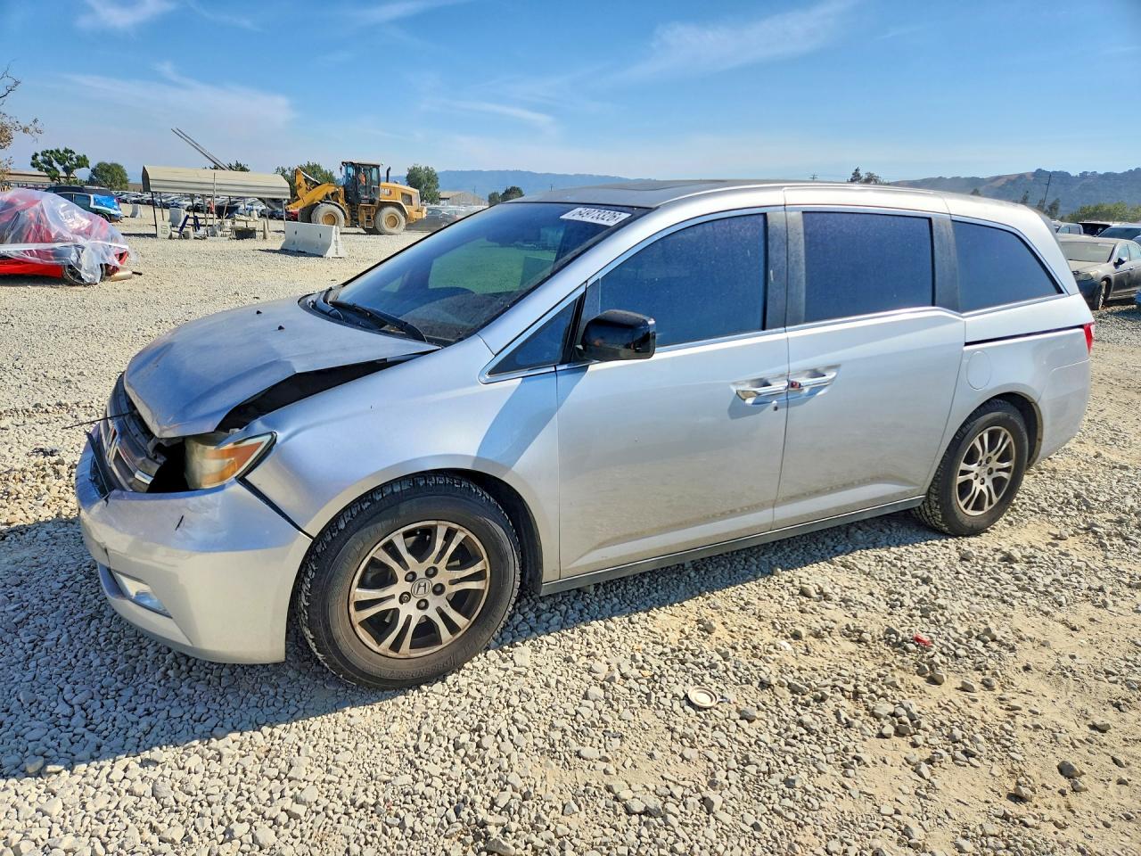 2012 Honda Odyssey Exl Silver vin: 5FNRL5H62CB130484