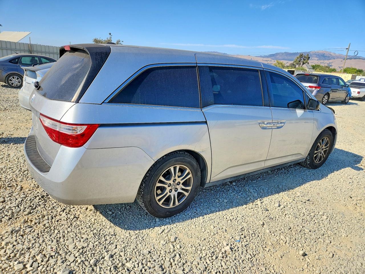 2012 Honda Odyssey Exl Silver vin: 5FNRL5H62CB130484