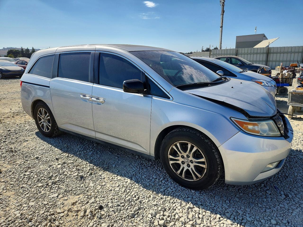 2012 Honda Odyssey Exl Silver vin: 5FNRL5H62CB130484