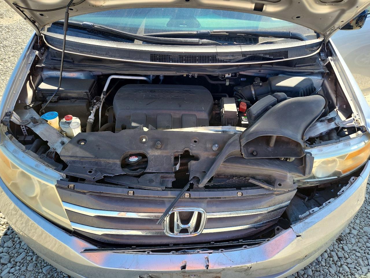 2012 Honda Odyssey Exl Silver vin: 5FNRL5H62CB130484