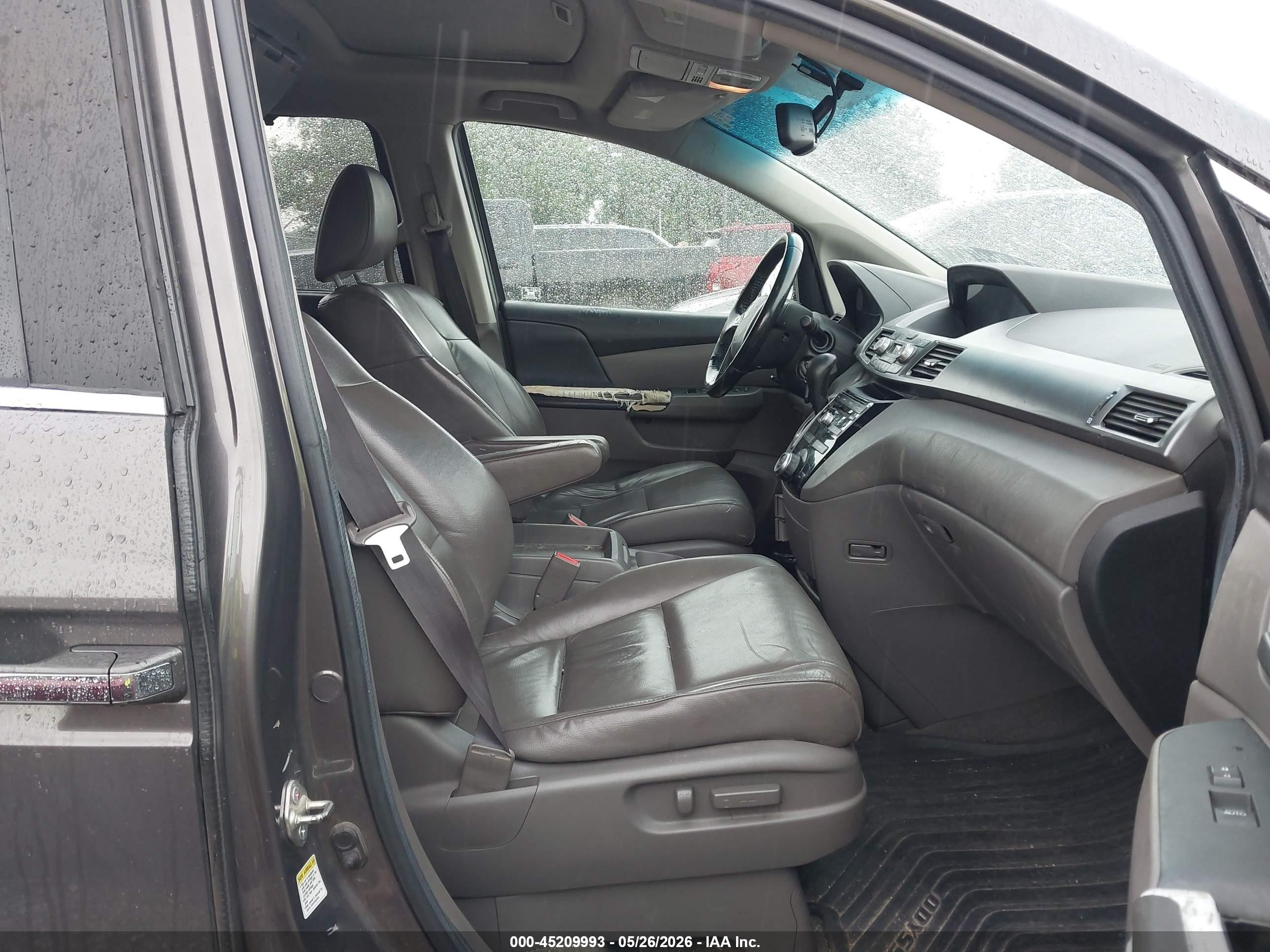 2012 Honda Odyssey Ex-l Серый vin: 5FNRL5H62CB144434