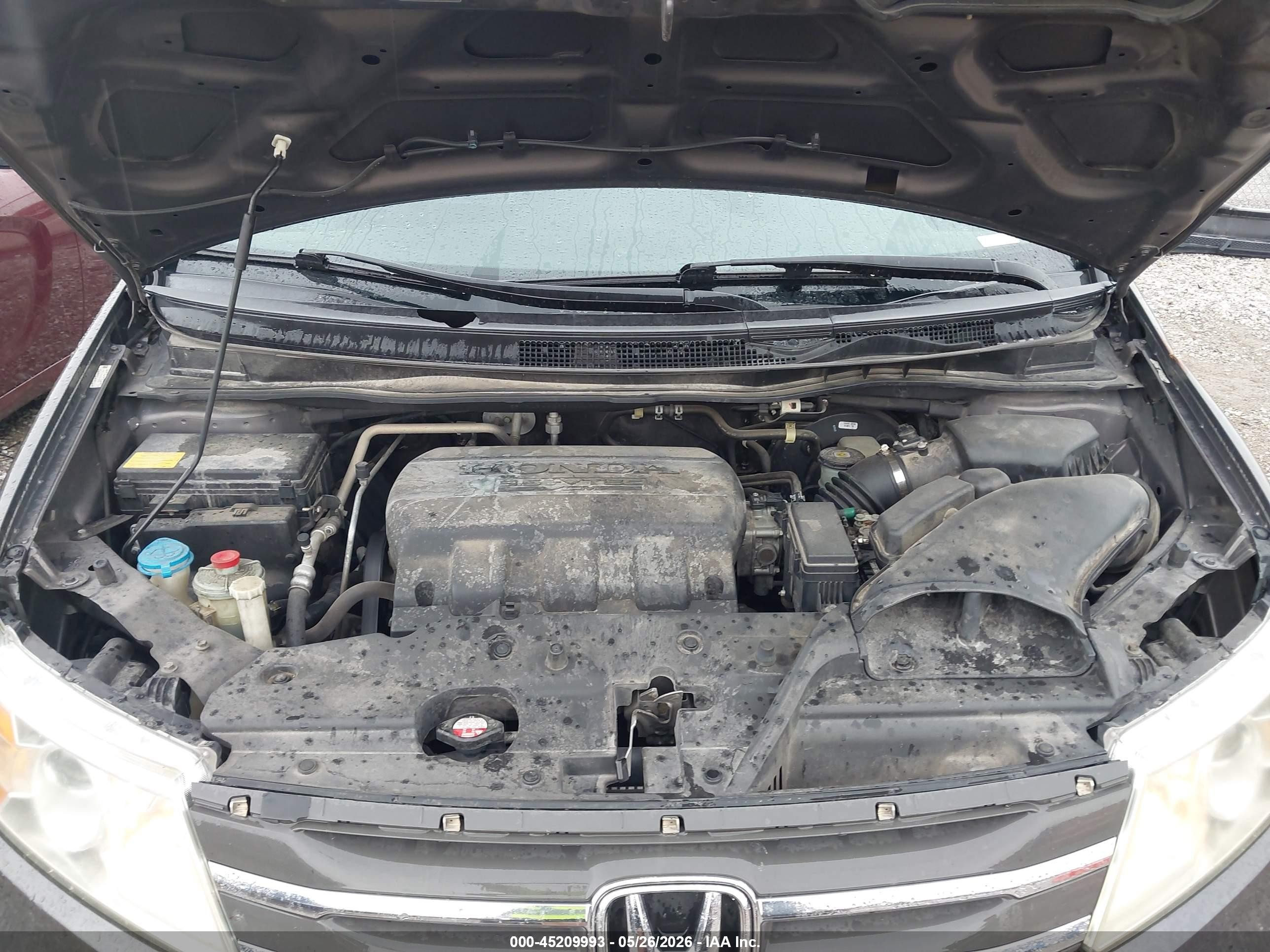 2012 Honda Odyssey Ex-l Серый vin: 5FNRL5H62CB144434