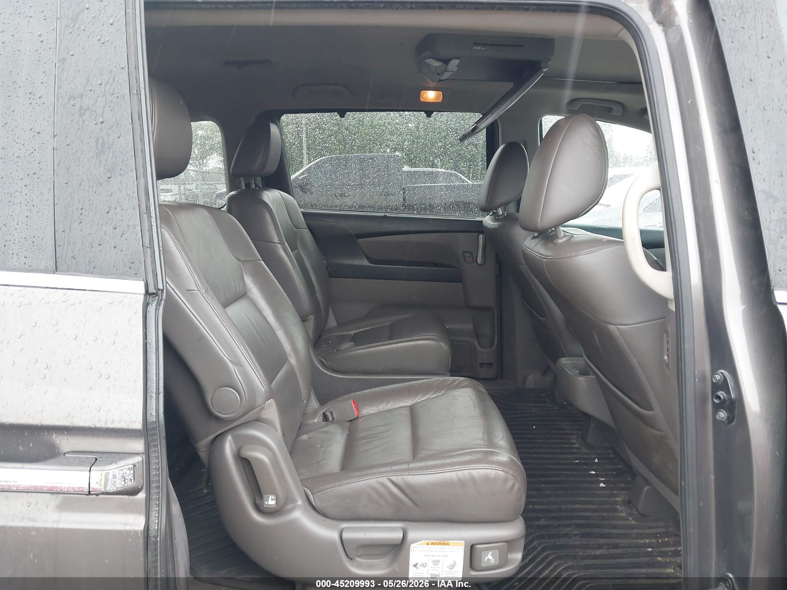 2012 Honda Odyssey Ex-l Серый vin: 5FNRL5H62CB144434