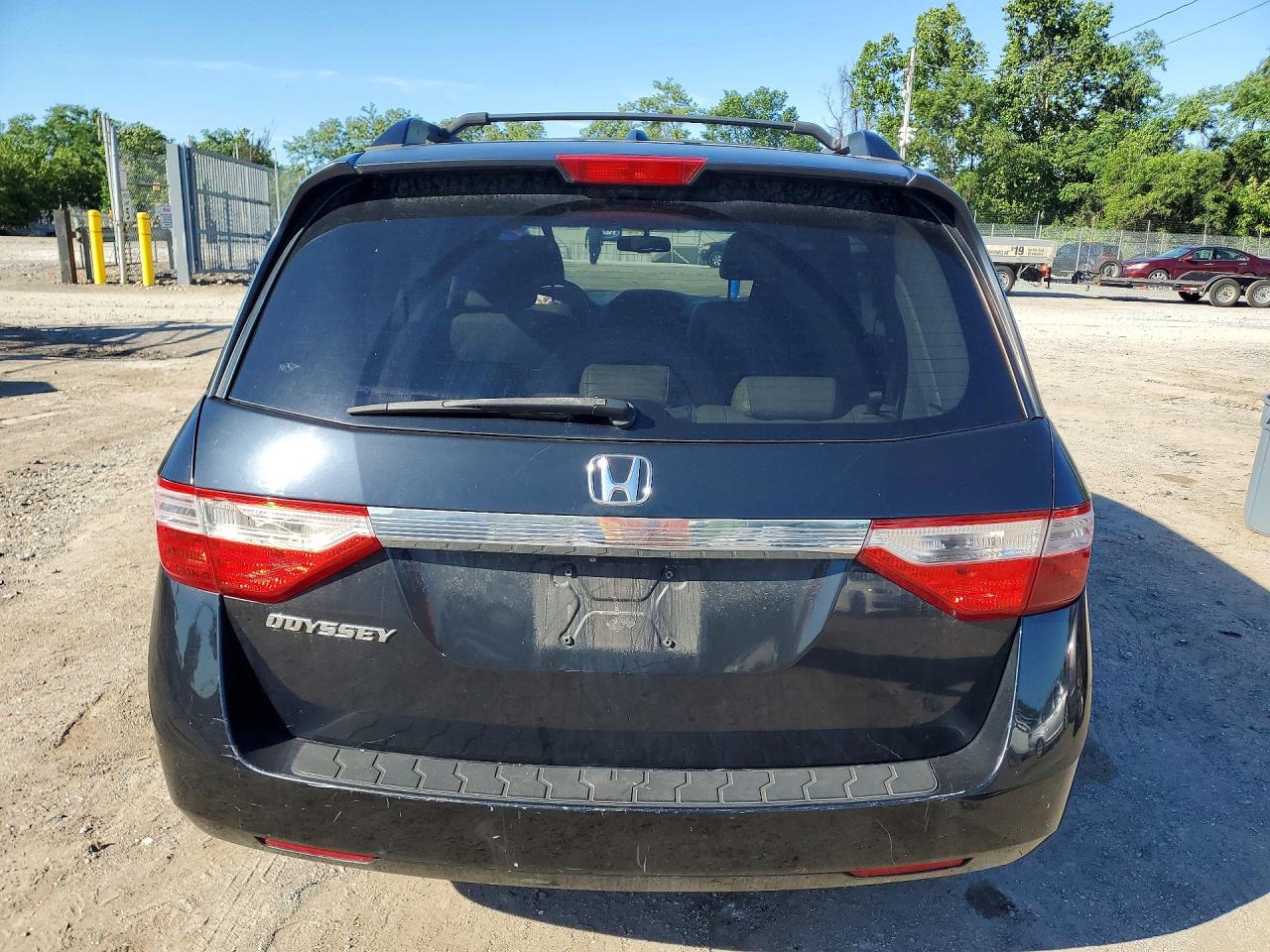 2012 Honda Odyssey Exl Black vin: 5FNRL5H62CB146636