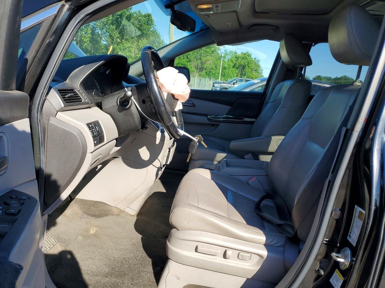 2012 Honda Odyssey Exl Black vin: 5FNRL5H62CB146636