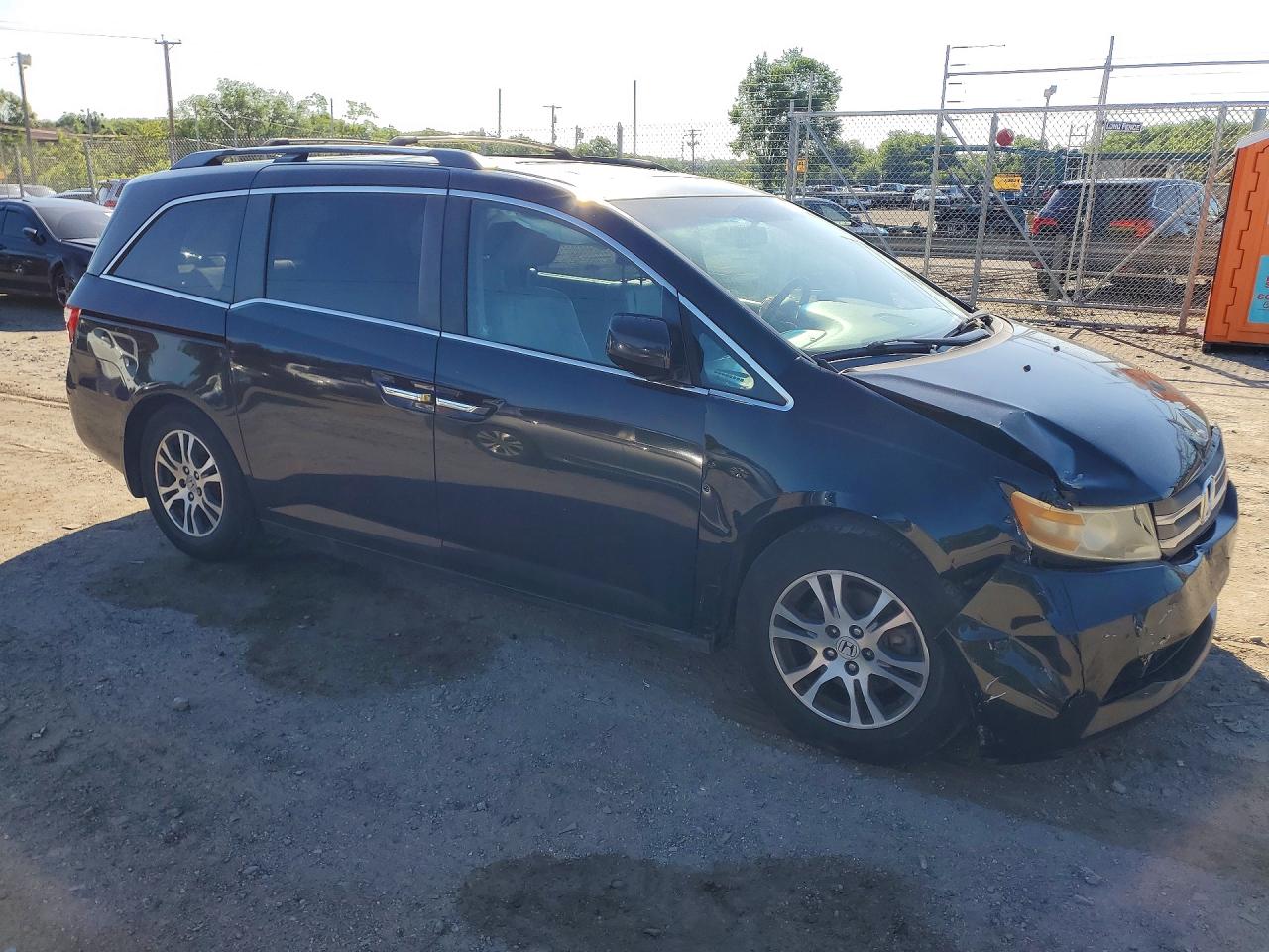 2012 Honda Odyssey Exl Black vin: 5FNRL5H62CB146636