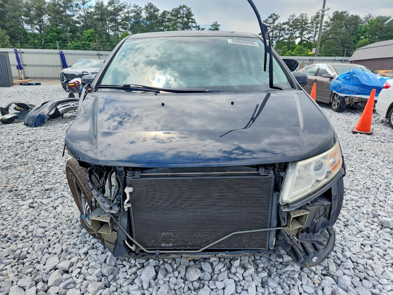 2013 Honda Odyssey Exl Black vin: 5FNRL5H62DB013201
