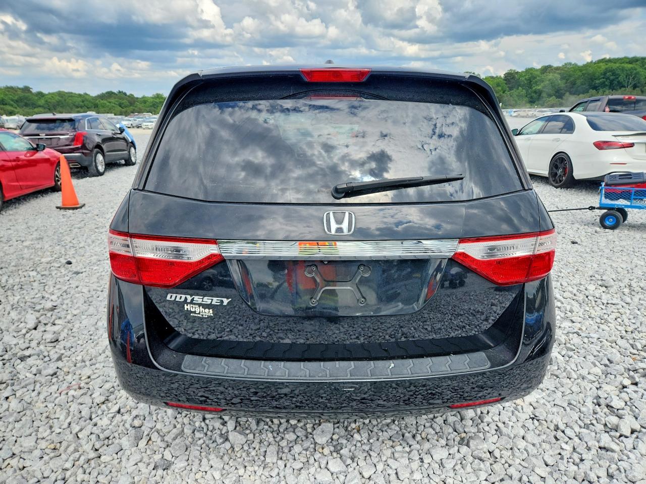 2013 Honda Odyssey Exl Black vin: 5FNRL5H62DB013201