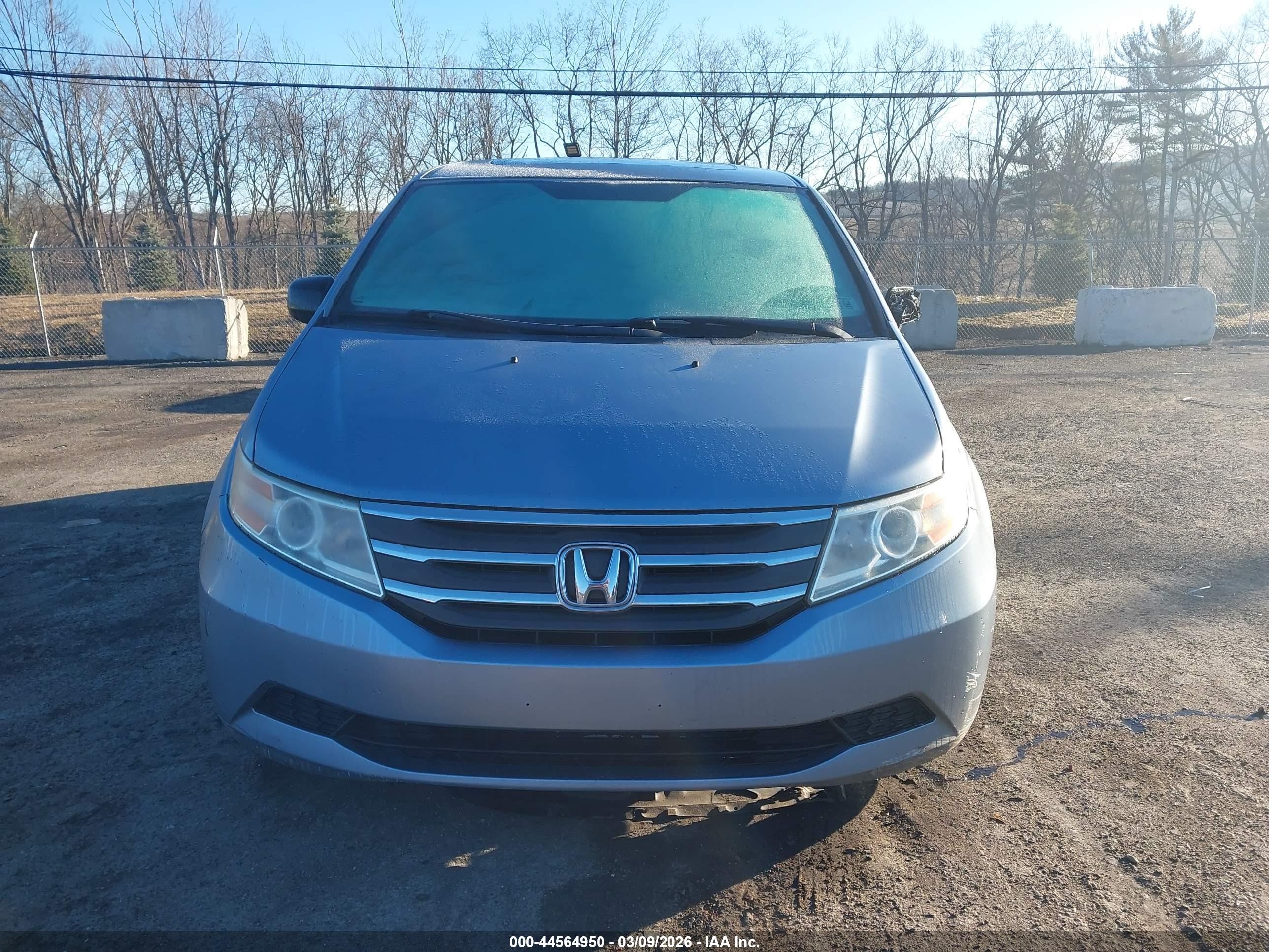 2013 Honda Odyssey Ex-l Blue vin: 5FNRL5H62DB014848