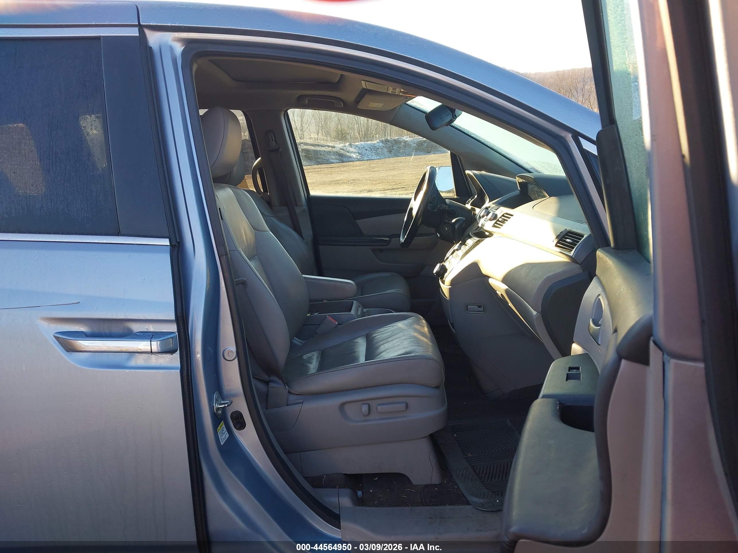 2013 Honda Odyssey Ex-l Blue vin: 5FNRL5H62DB014848