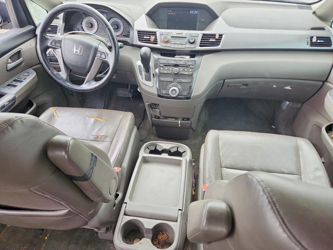 2013 Honda Odyssey Exl Gray vin: 5FNRL5H62DB018155