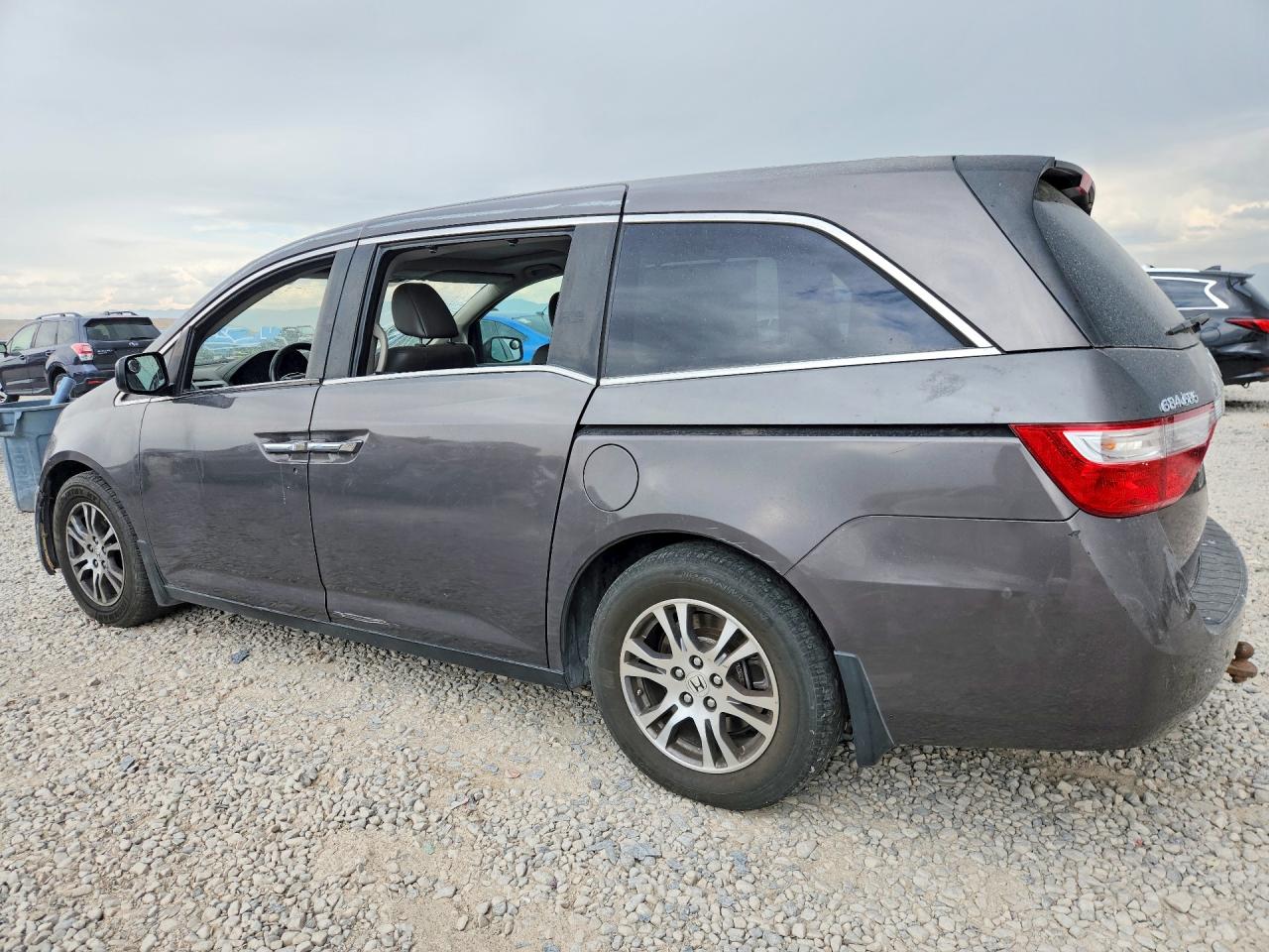 2013 Honda Odyssey Exl Gray vin: 5FNRL5H62DB018155