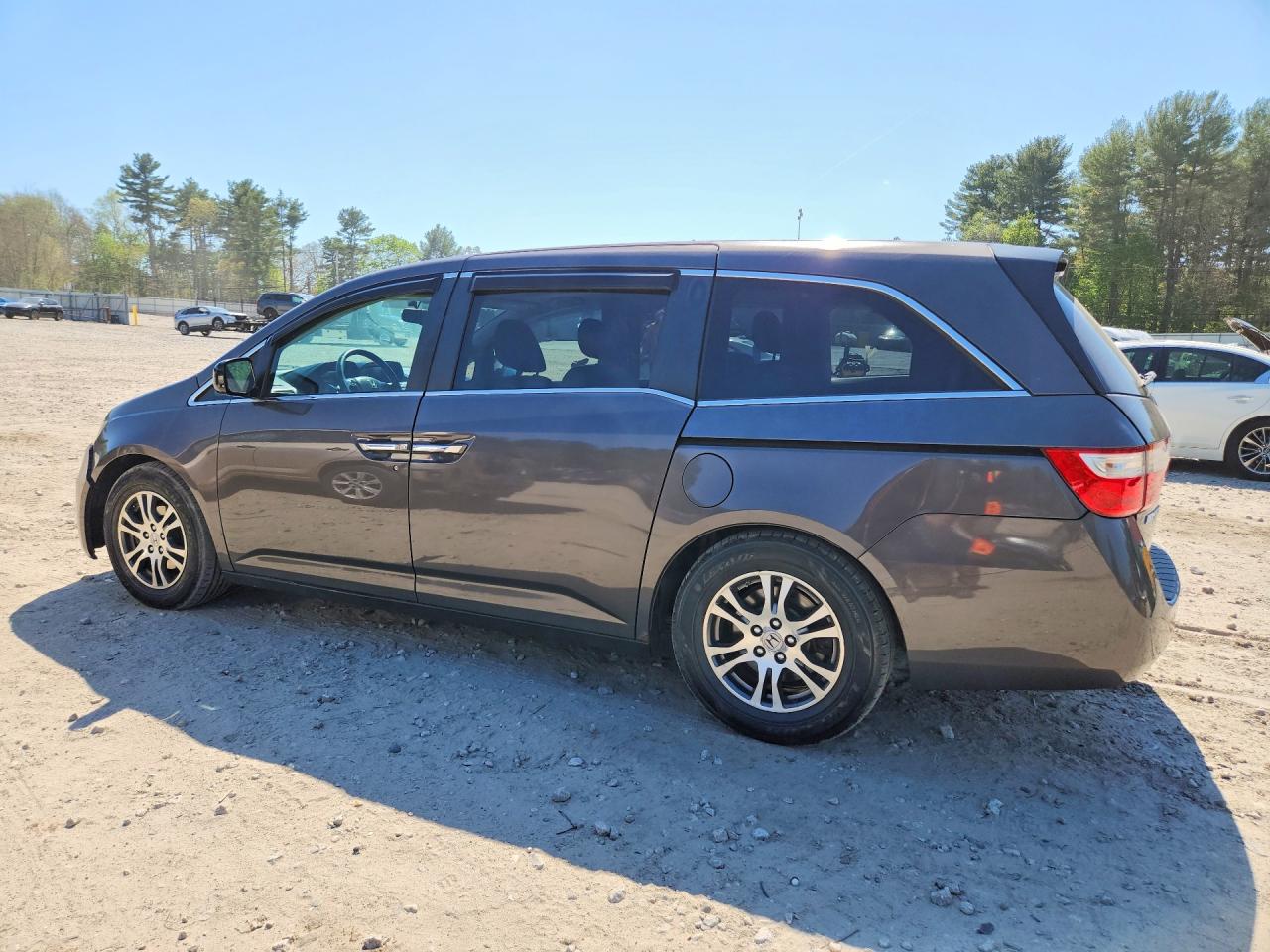 2013 Honda Odyssey Exl Gray vin: 5FNRL5H62DB035084