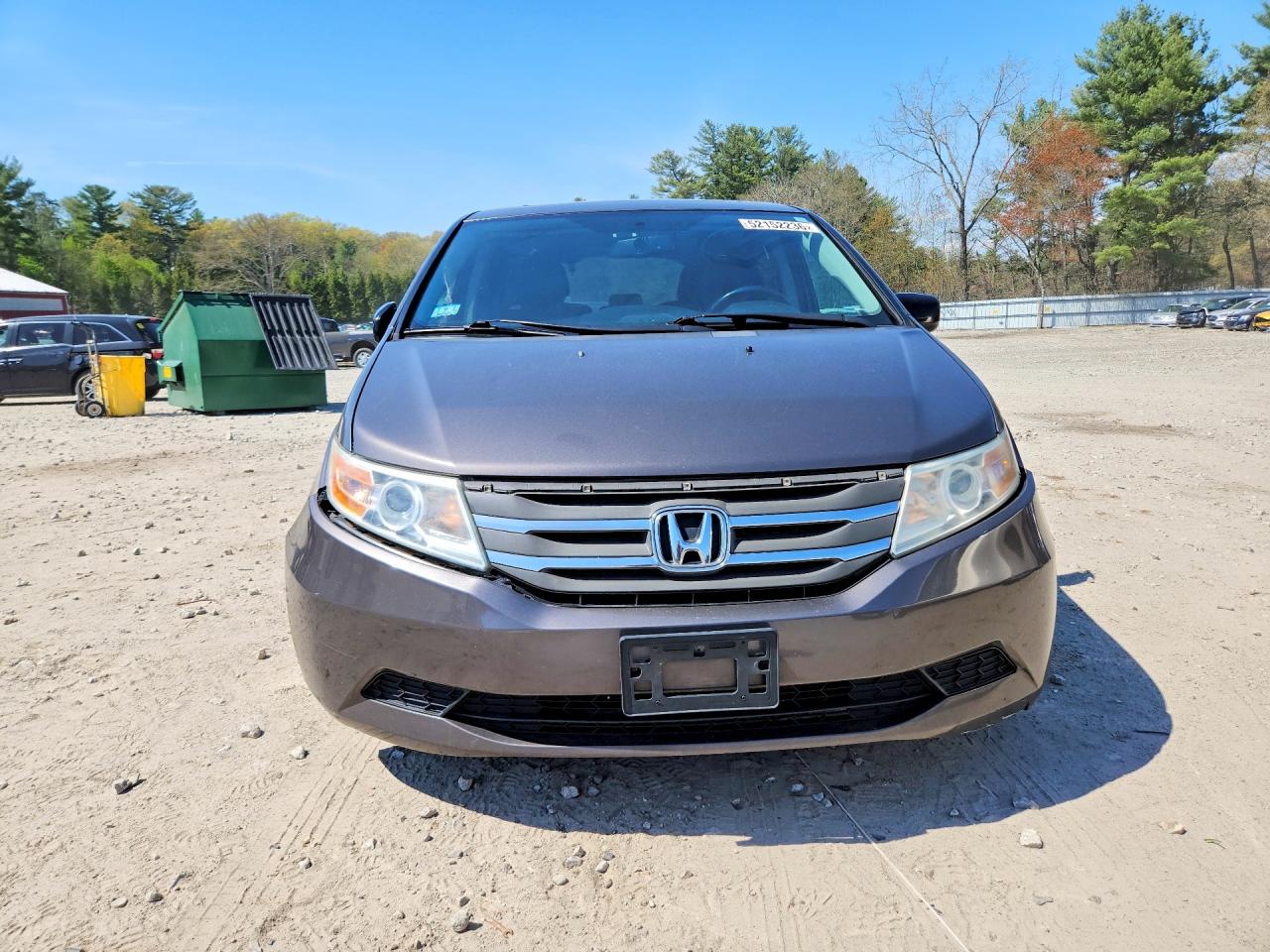 2013 Honda Odyssey Exl Gray vin: 5FNRL5H62DB035084