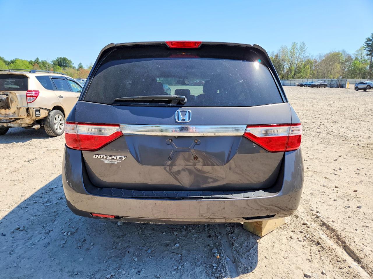 2013 Honda Odyssey Exl Gray vin: 5FNRL5H62DB035084