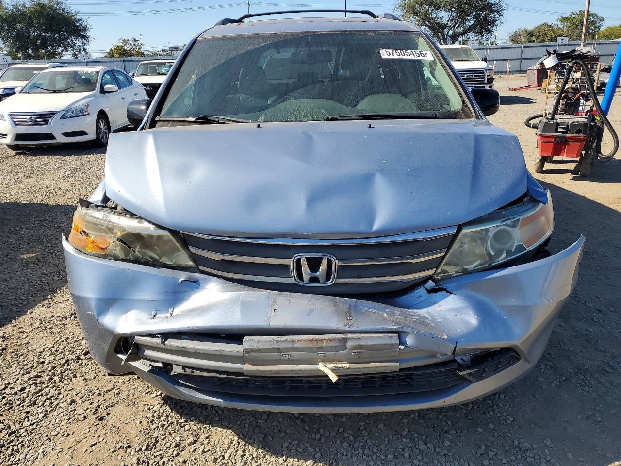 2013 Honda Odyssey Exl Blue vin: 5FNRL5H62DB049969