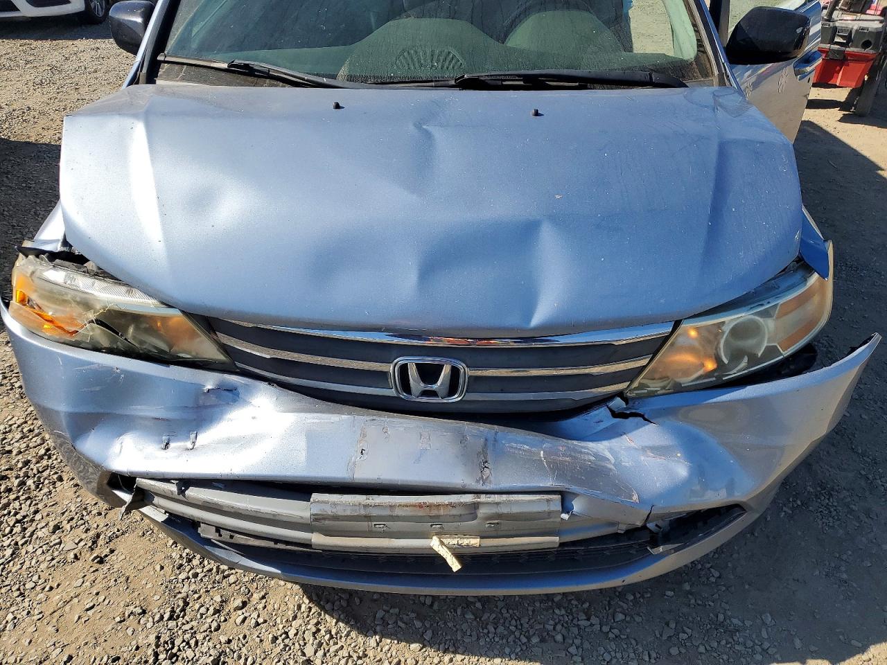 2013 Honda Odyssey Exl Blue vin: 5FNRL5H62DB049969