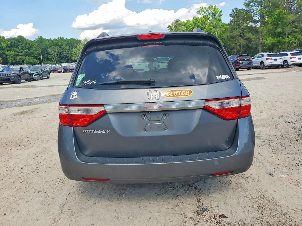 2013 Honda Odyssey Exl Gray vin: 5FNRL5H62DB053150