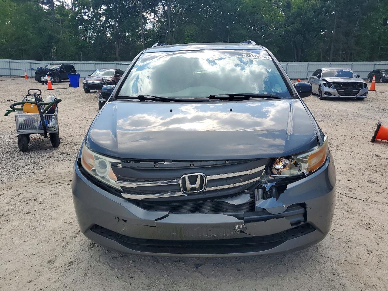 2013 Honda Odyssey Exl Gray vin: 5FNRL5H62DB053150