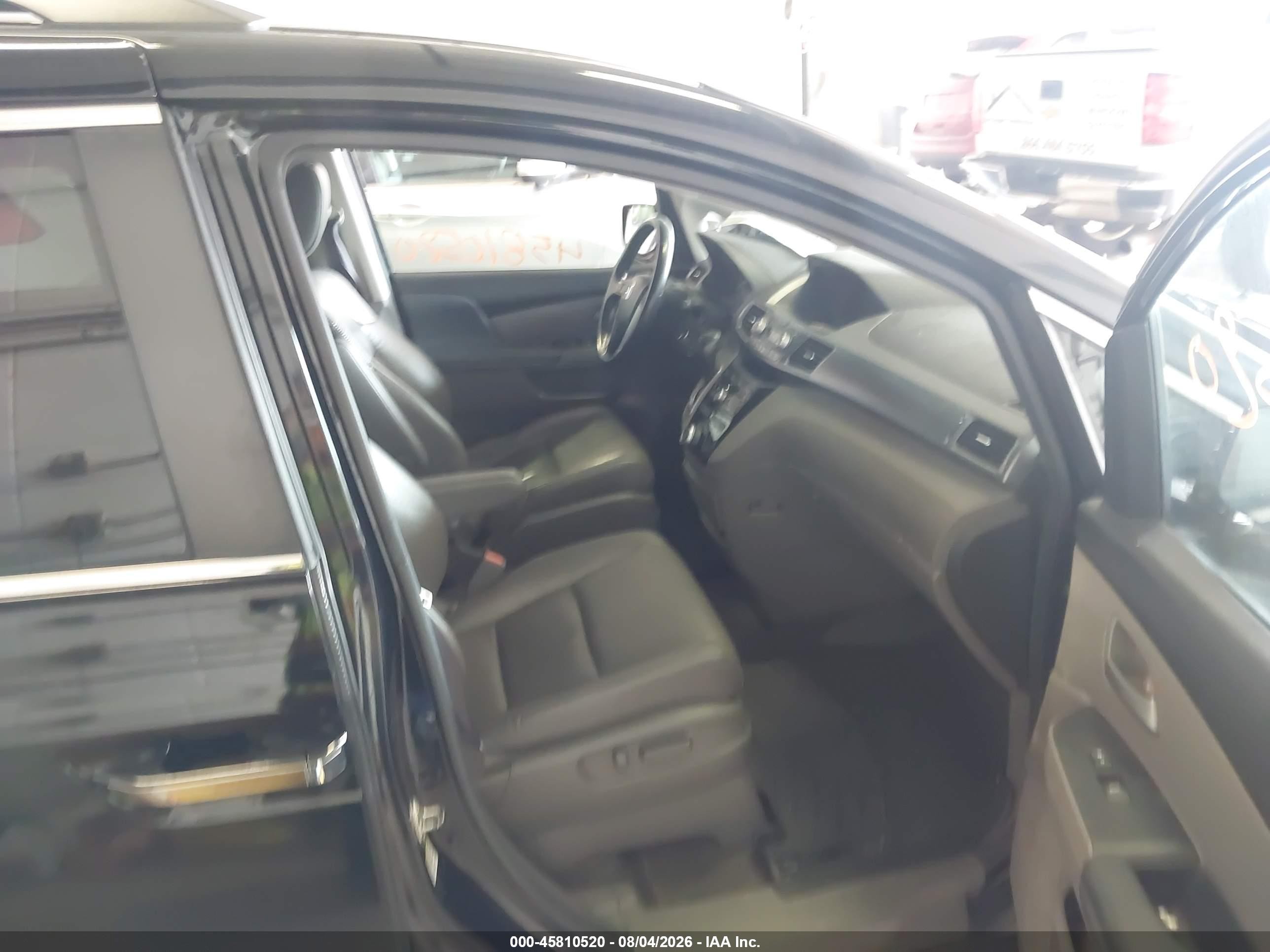 2013 Honda Odyssey Ex-l Black vin: 5FNRL5H62DB054976