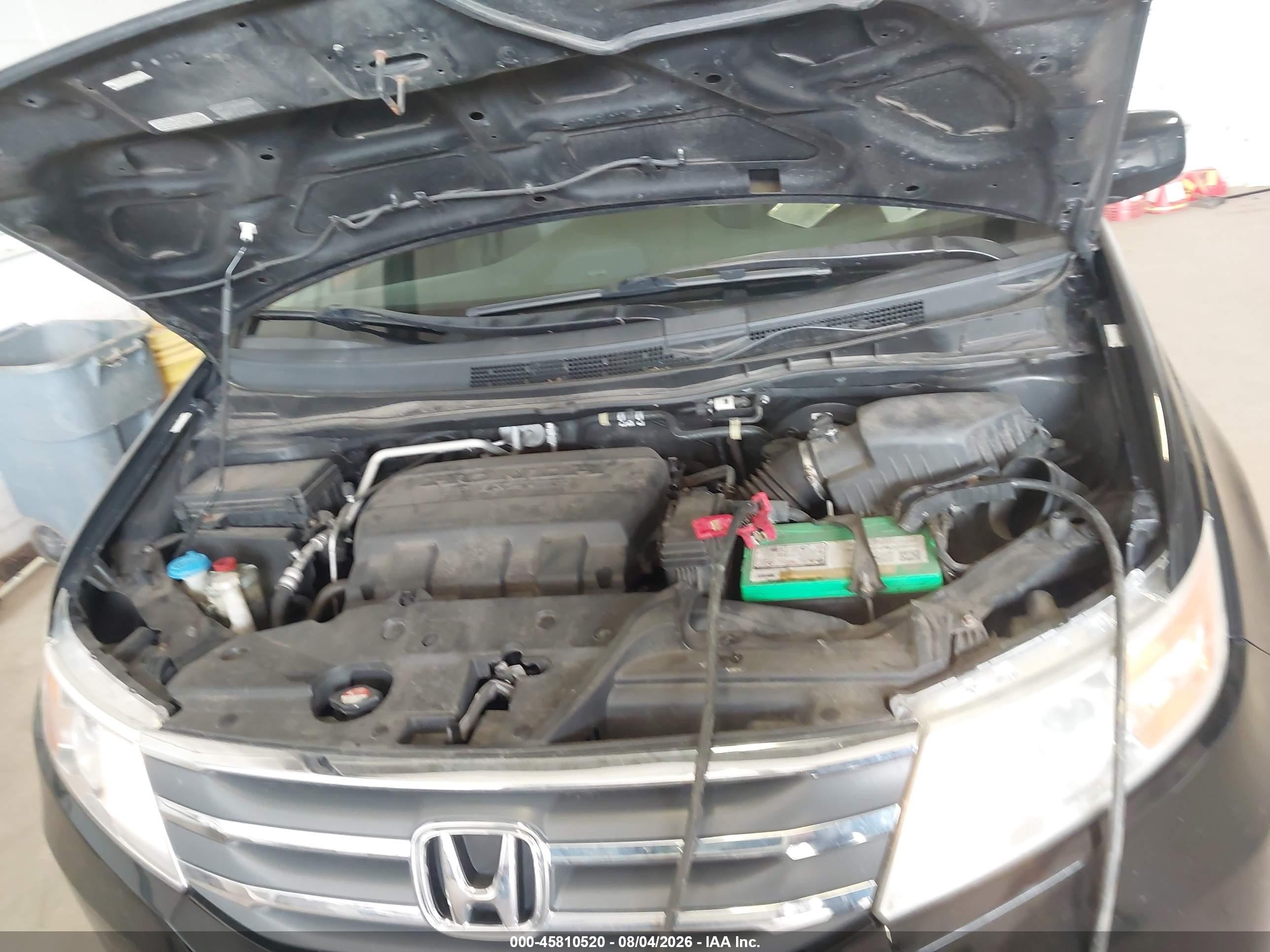 2013 Honda Odyssey Ex-l Black vin: 5FNRL5H62DB054976
