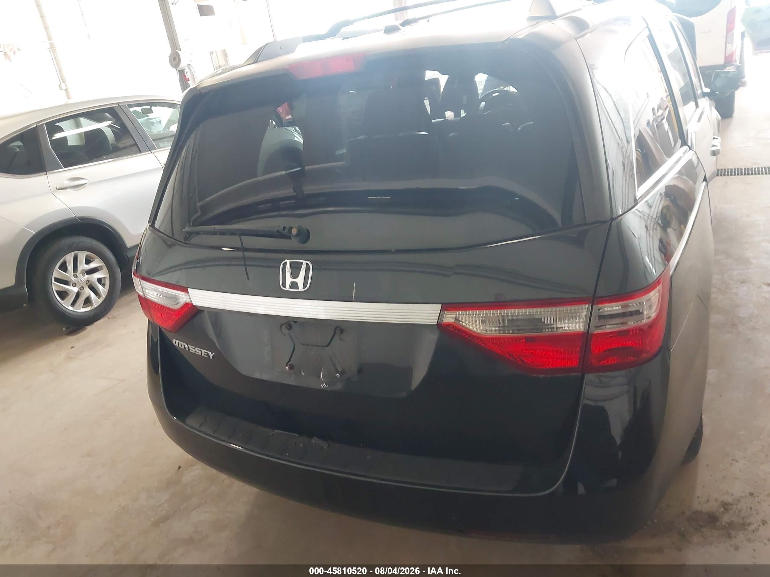 2013 Honda Odyssey Ex-l Black vin: 5FNRL5H62DB054976