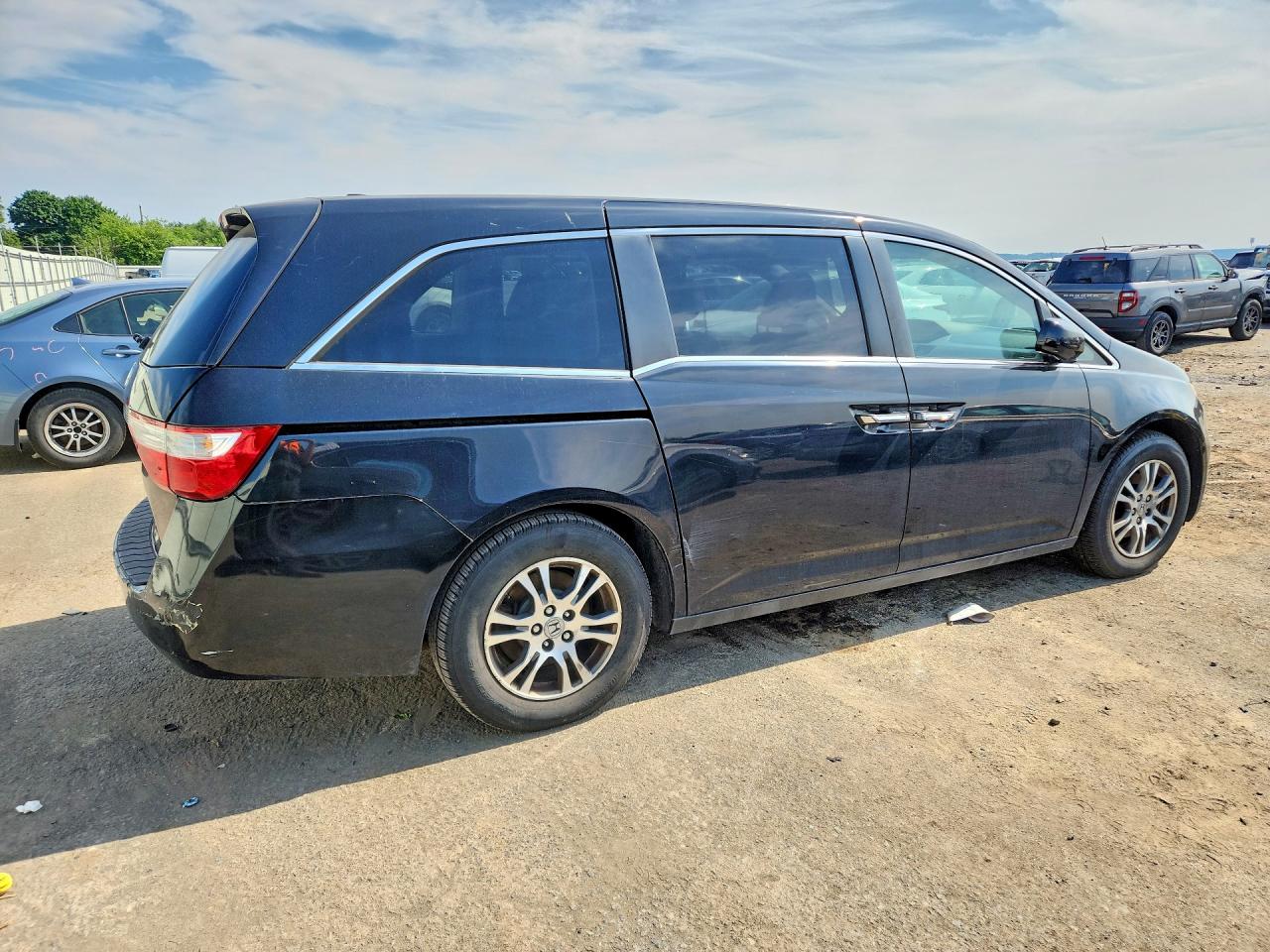 2013 Honda Odyssey Exl Black vin: 5FNRL5H62DB060289