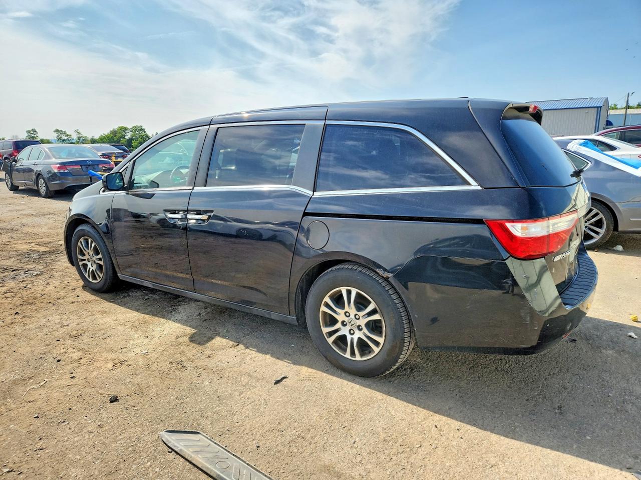 2013 Honda Odyssey Exl Black vin: 5FNRL5H62DB060289