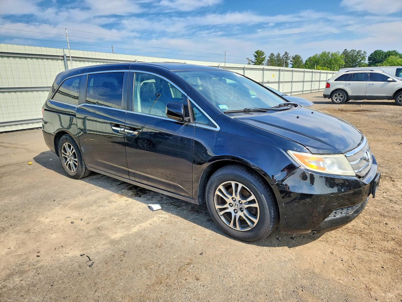 2013 Honda Odyssey Exl Black vin: 5FNRL5H62DB060289