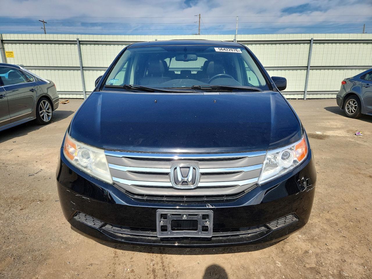 2013 Honda Odyssey Exl Black vin: 5FNRL5H62DB060289