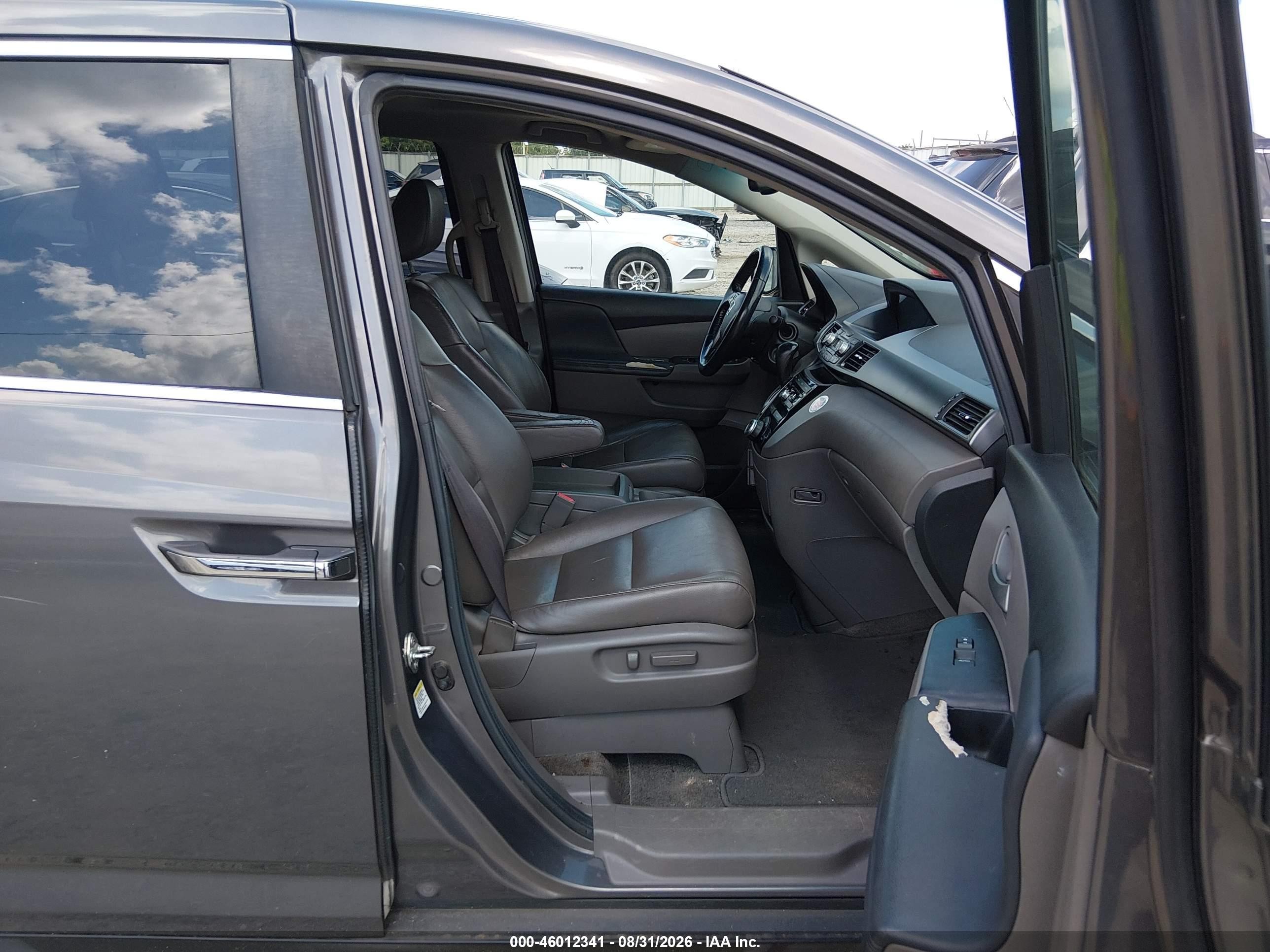 2013 Honda Odyssey Ex-l Gray vin: 5FNRL5H62DB062348