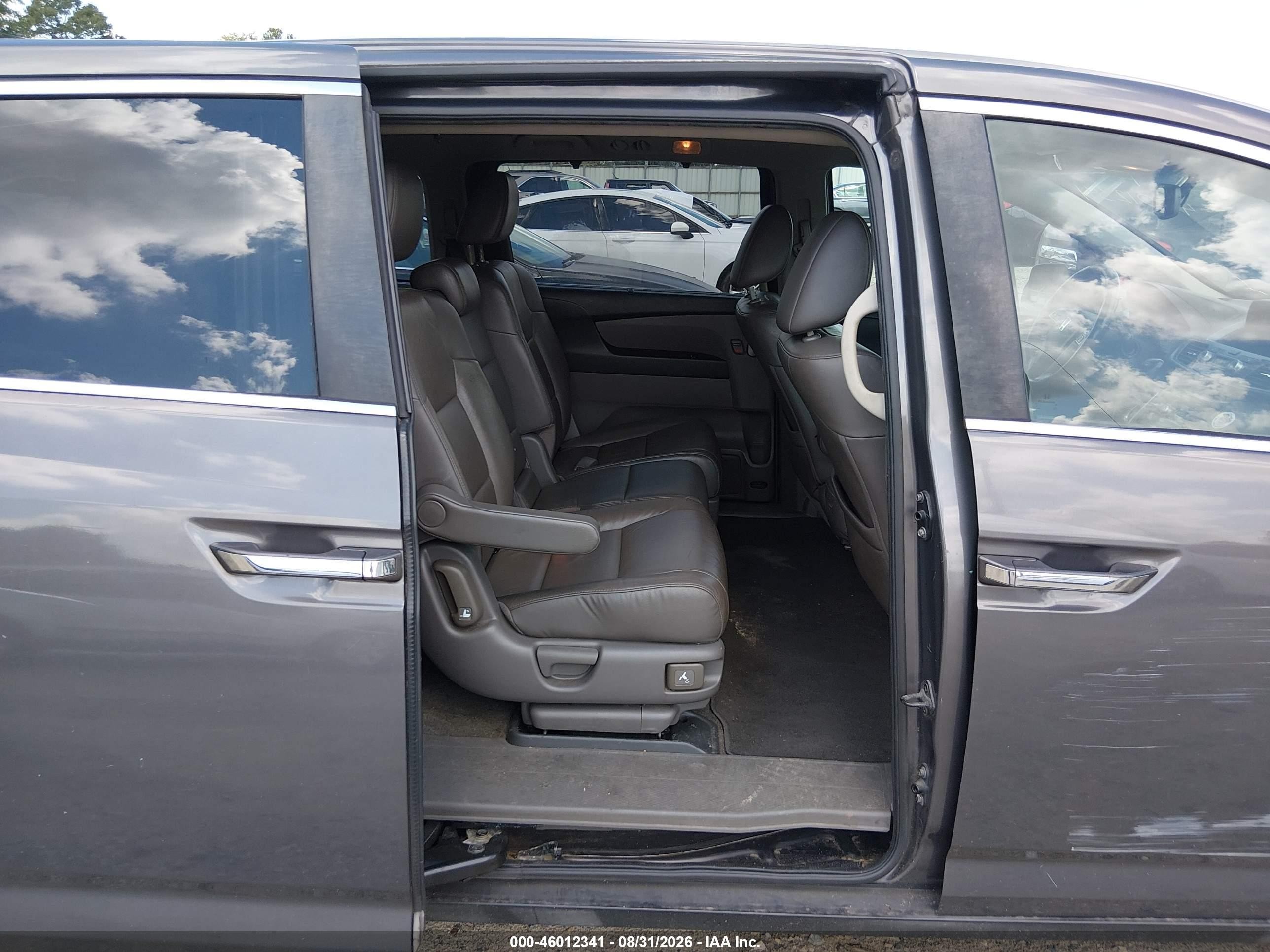 2013 Honda Odyssey Ex-l Gray vin: 5FNRL5H62DB062348