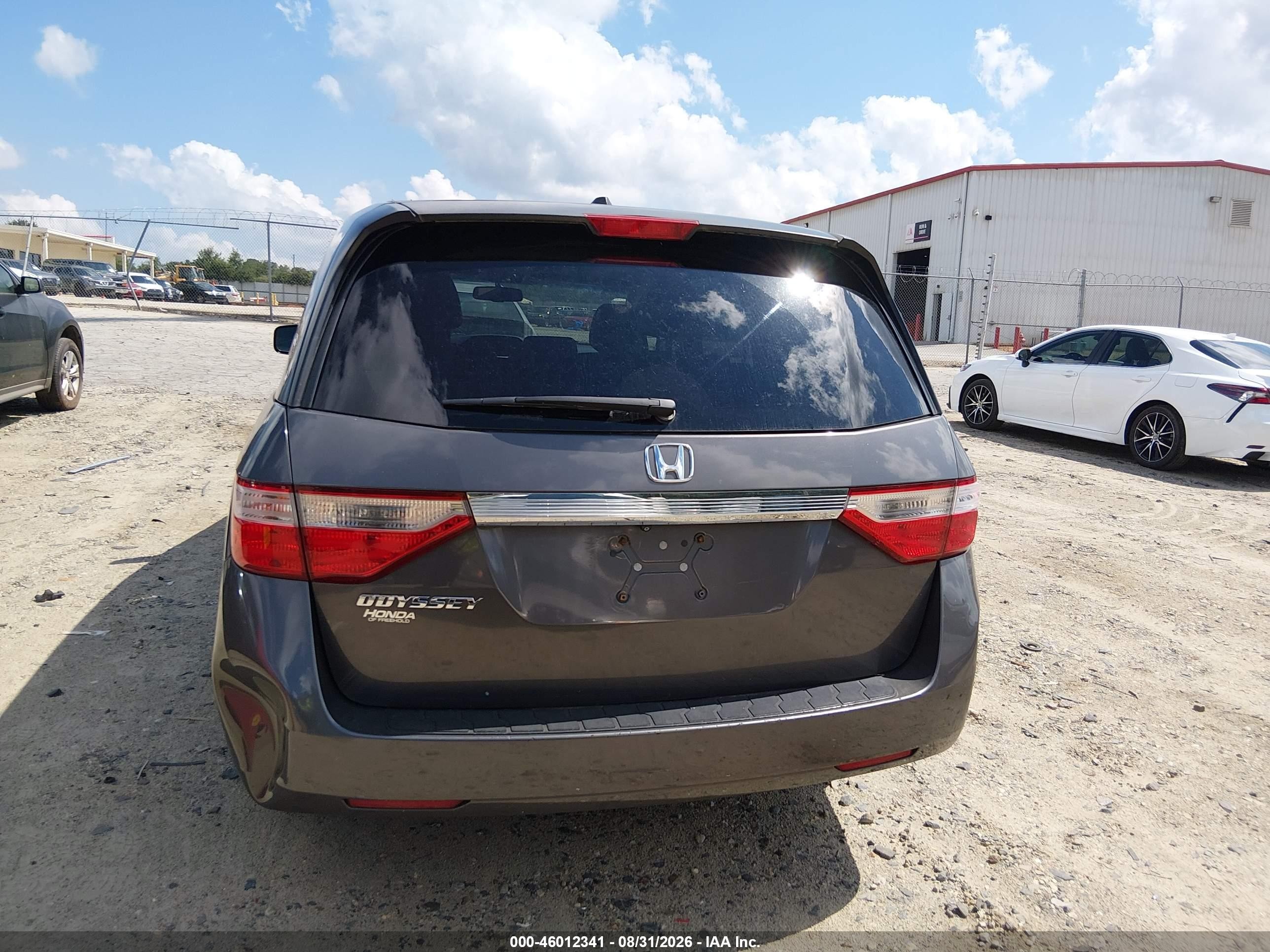 2013 Honda Odyssey Ex-l Gray vin: 5FNRL5H62DB062348