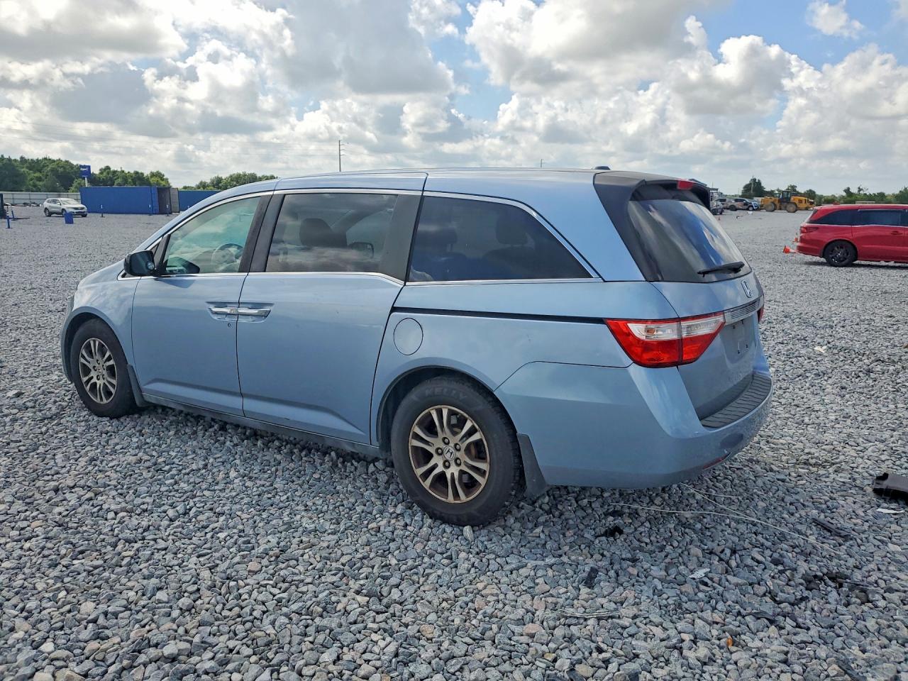 2013 Honda Odyssey Exl Blue vin: 5FNRL5H62DB070045