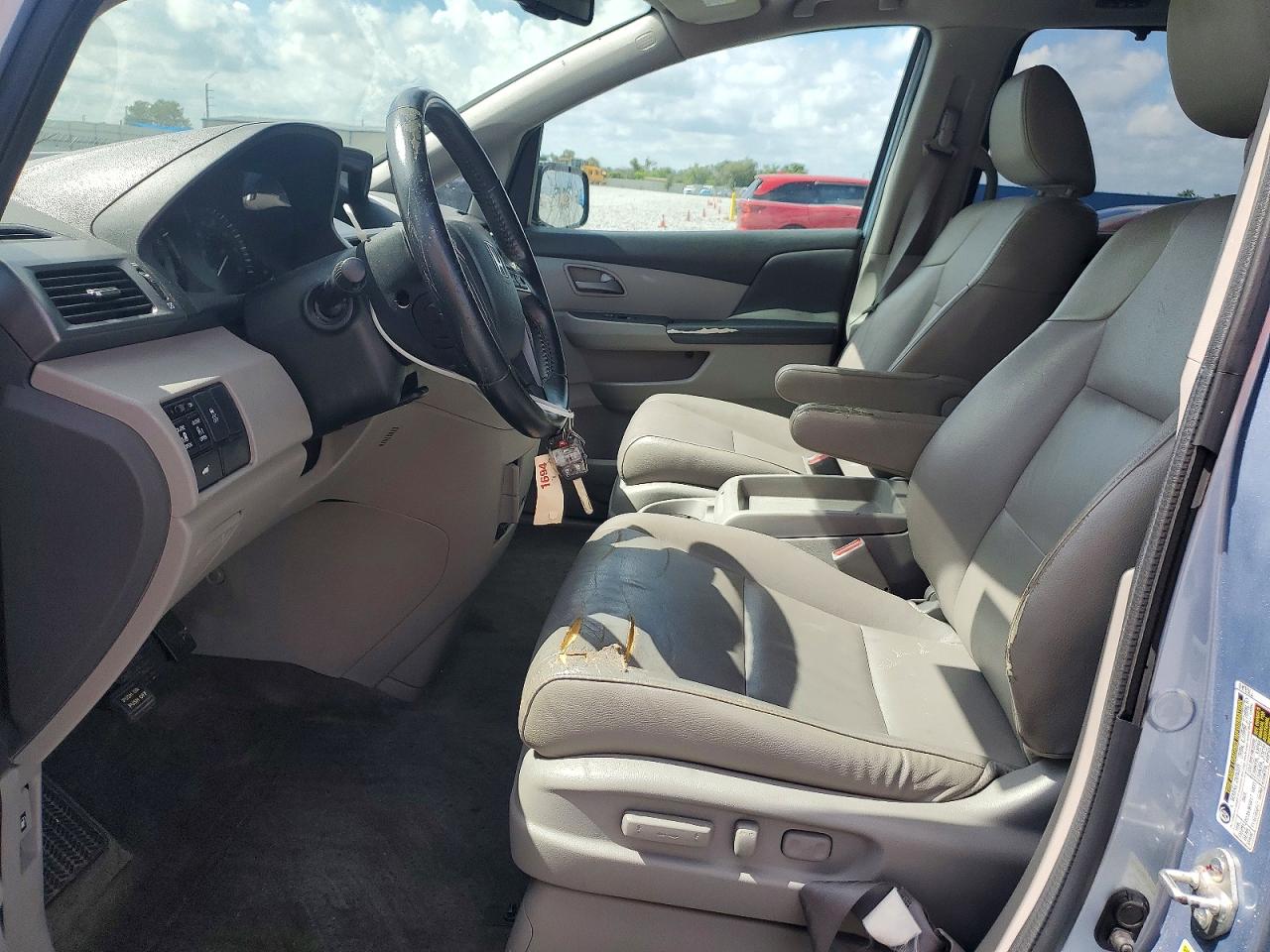 2013 Honda Odyssey Exl Blue vin: 5FNRL5H62DB070045
