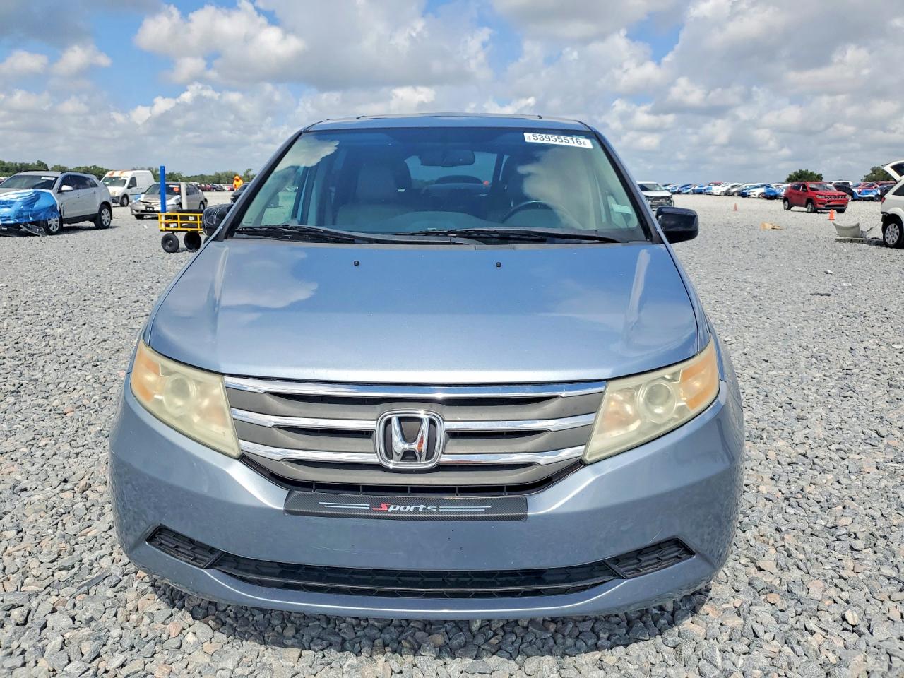 2013 Honda Odyssey Exl Blue vin: 5FNRL5H62DB070045