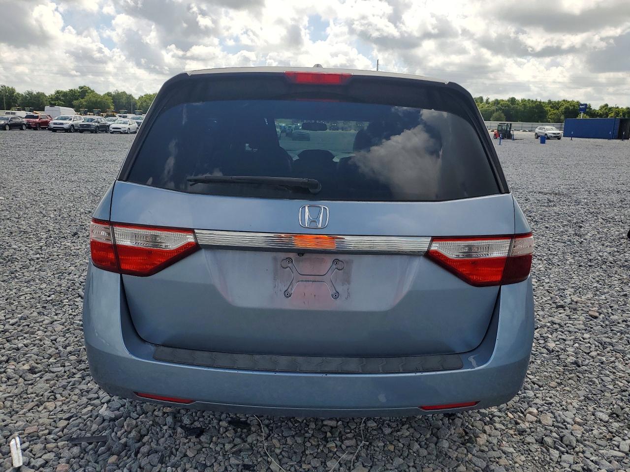 2013 Honda Odyssey Exl Blue vin: 5FNRL5H62DB070045